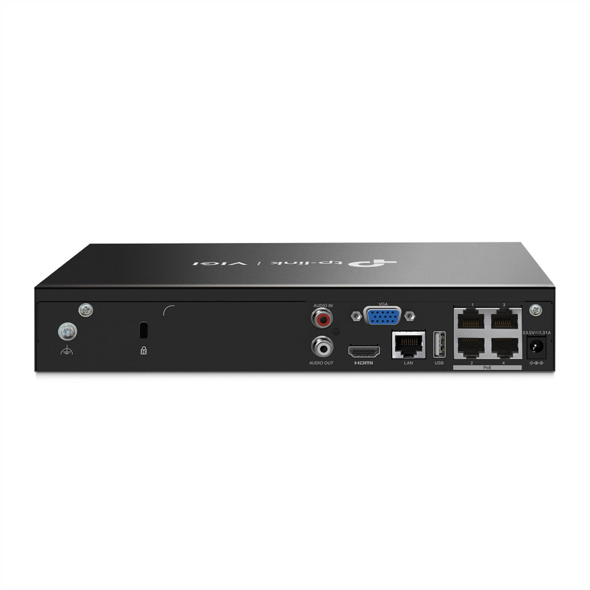TP-Link NVR1004H-4P NVR – 4K – 4 CH, PoE 53 W – 10 TB