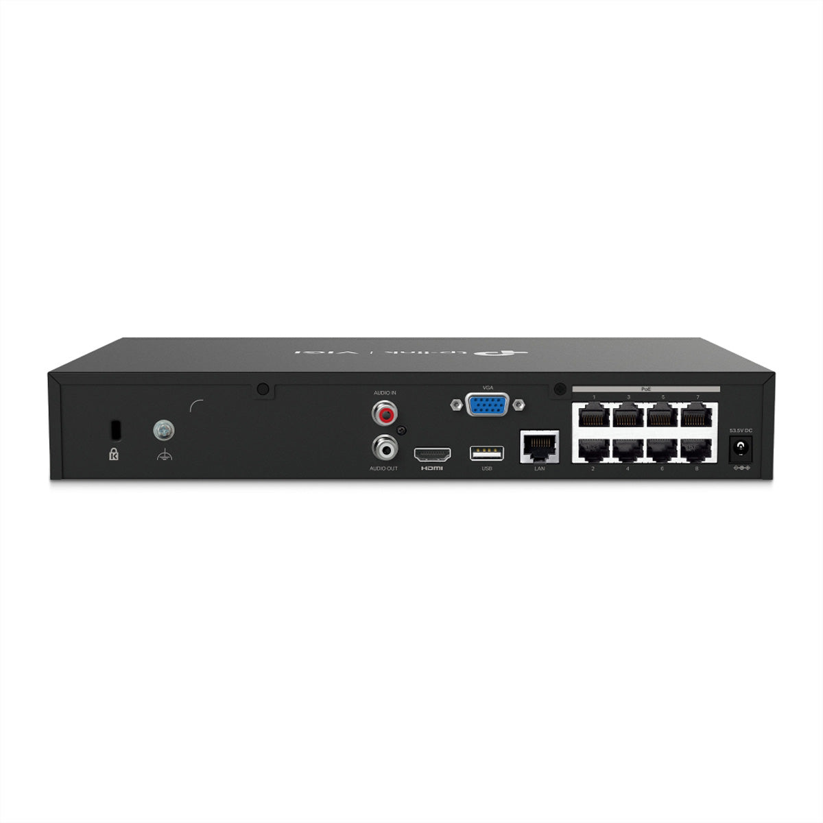 TP-Link VIGI NVR1008H (8 Kanäle) – NVR – 4K – PoE (119 W)