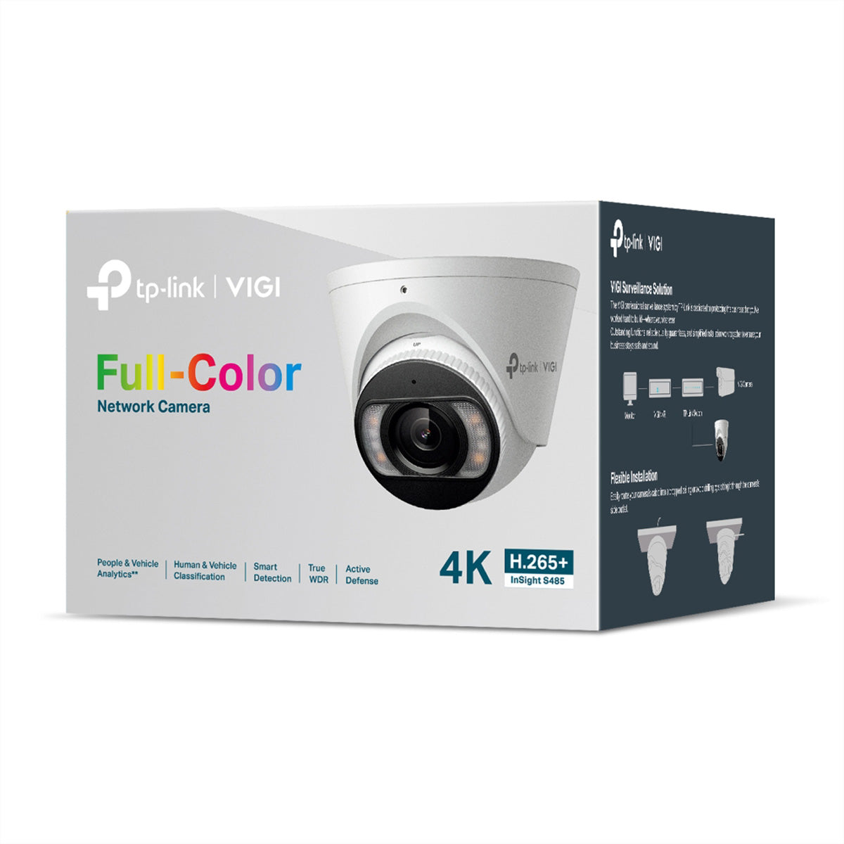 TP-Link VIGI InSight S485 Turret – 4K – 2,8 mm – PoE – IP67