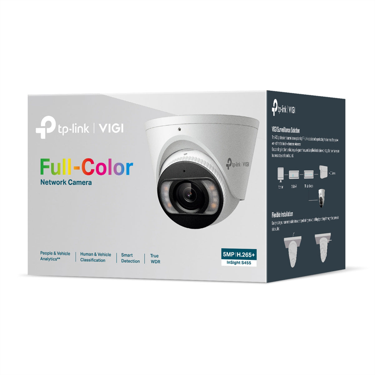TP-Link VIGI InSight S455 Turret – 5MP – 2,8 mm – PoE – IP67