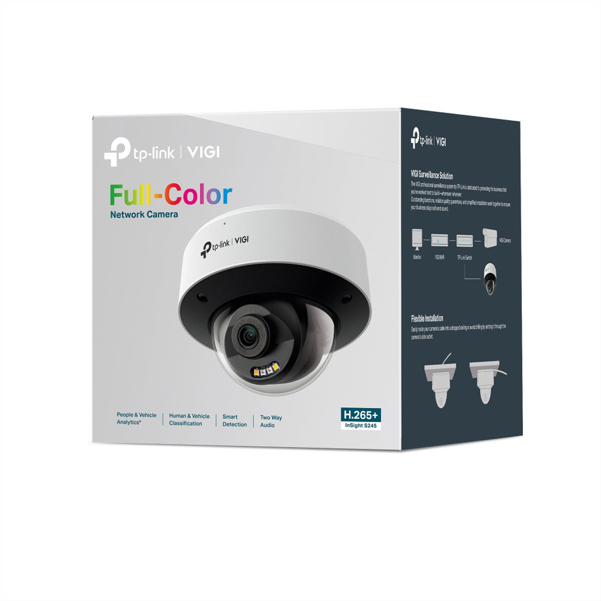 TP-Link InSight S245 Dome – 4MP – 2,8 mm – PoE – IP67 IK10