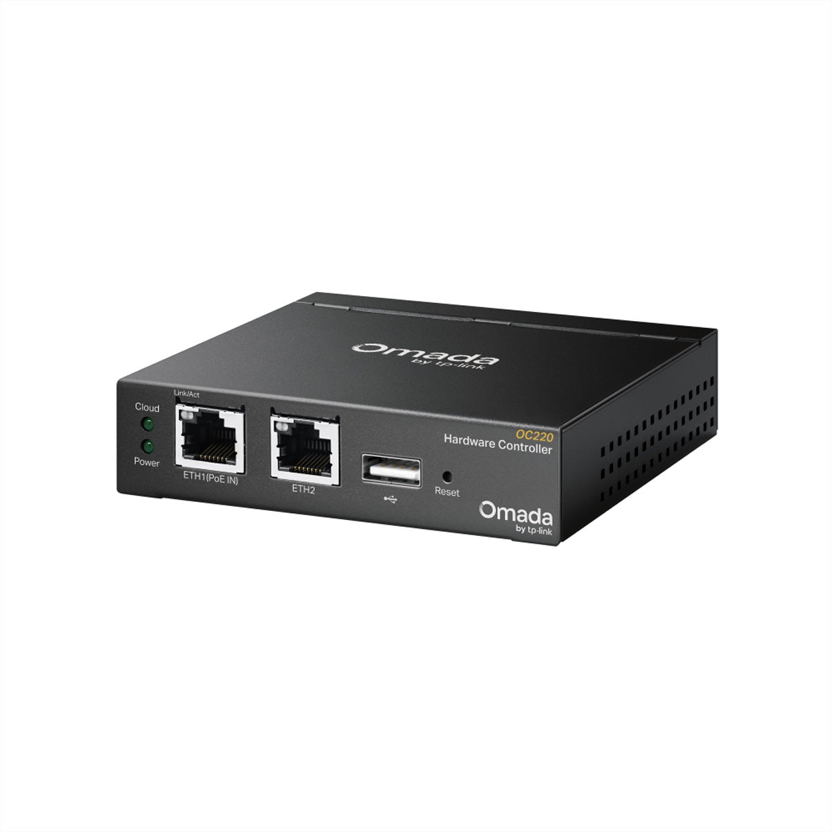 TP-Link OC220 Omada Controller – Hybrid-Cloud, 2× 1G (RJ-45), 1× USB 2.0, Metallgehäuse, lüfterlos