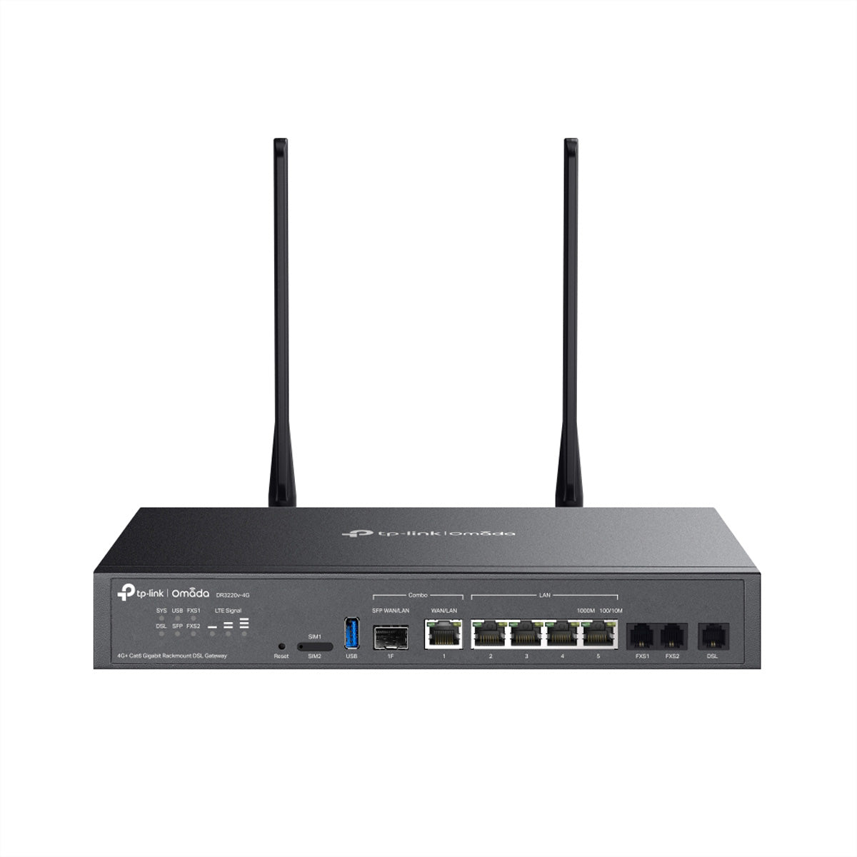 TP-Link DR3220V-4G – WLAN-Router – Wi-Fi 6 Dual-Band (2,4/5 GHz), 3,0 Gbit/s