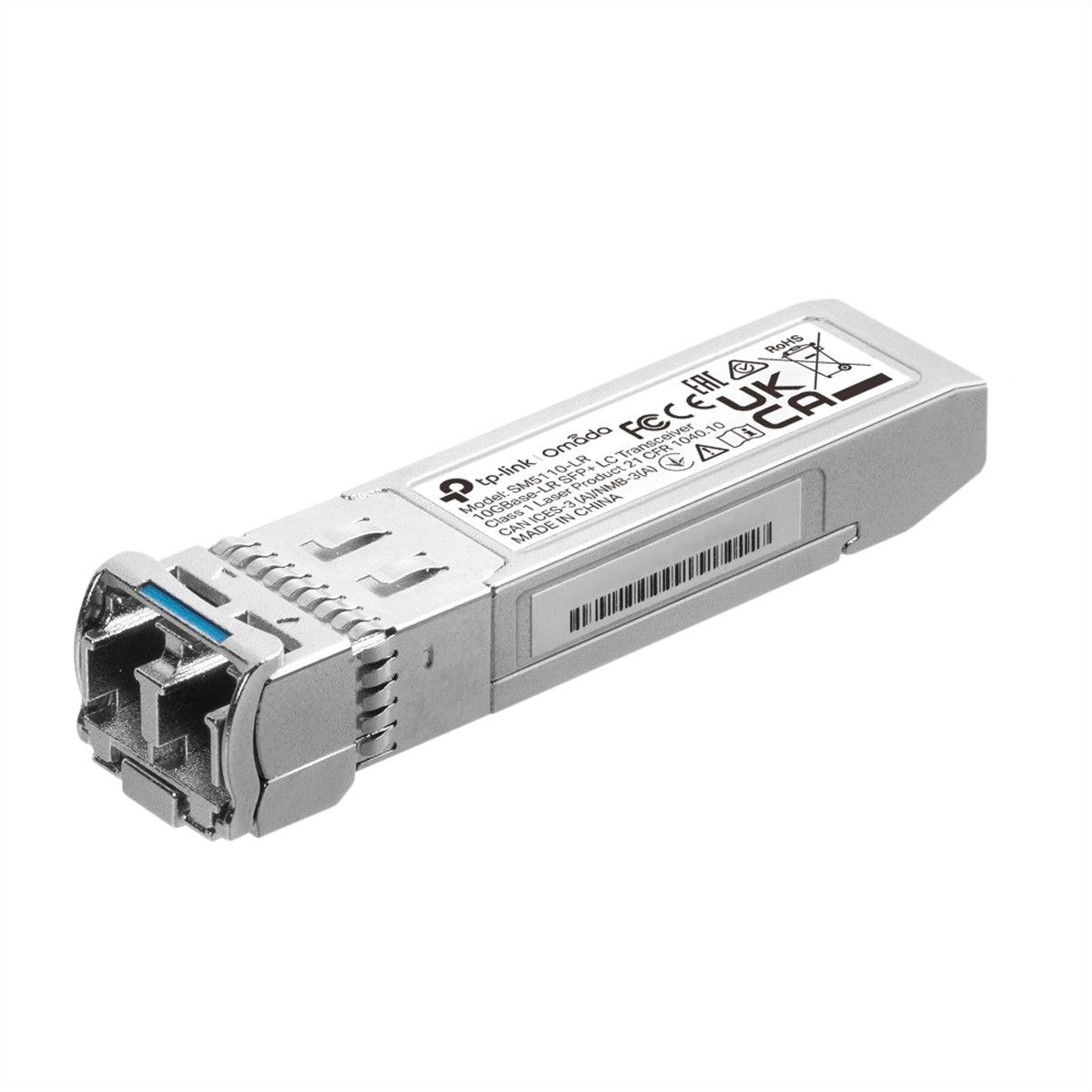 TP-Link Omada SM5110-LR – 10G SFP+ Transceiver, Single-Mode LC, 10 km, DDM, Hot-Swap