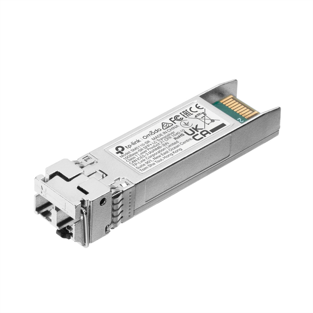 TP-Link Omada SM5110-SR SFP+ Transceiver – 10G, LC Duplex, 300 m, Multi-Mode, (8er-Pack)