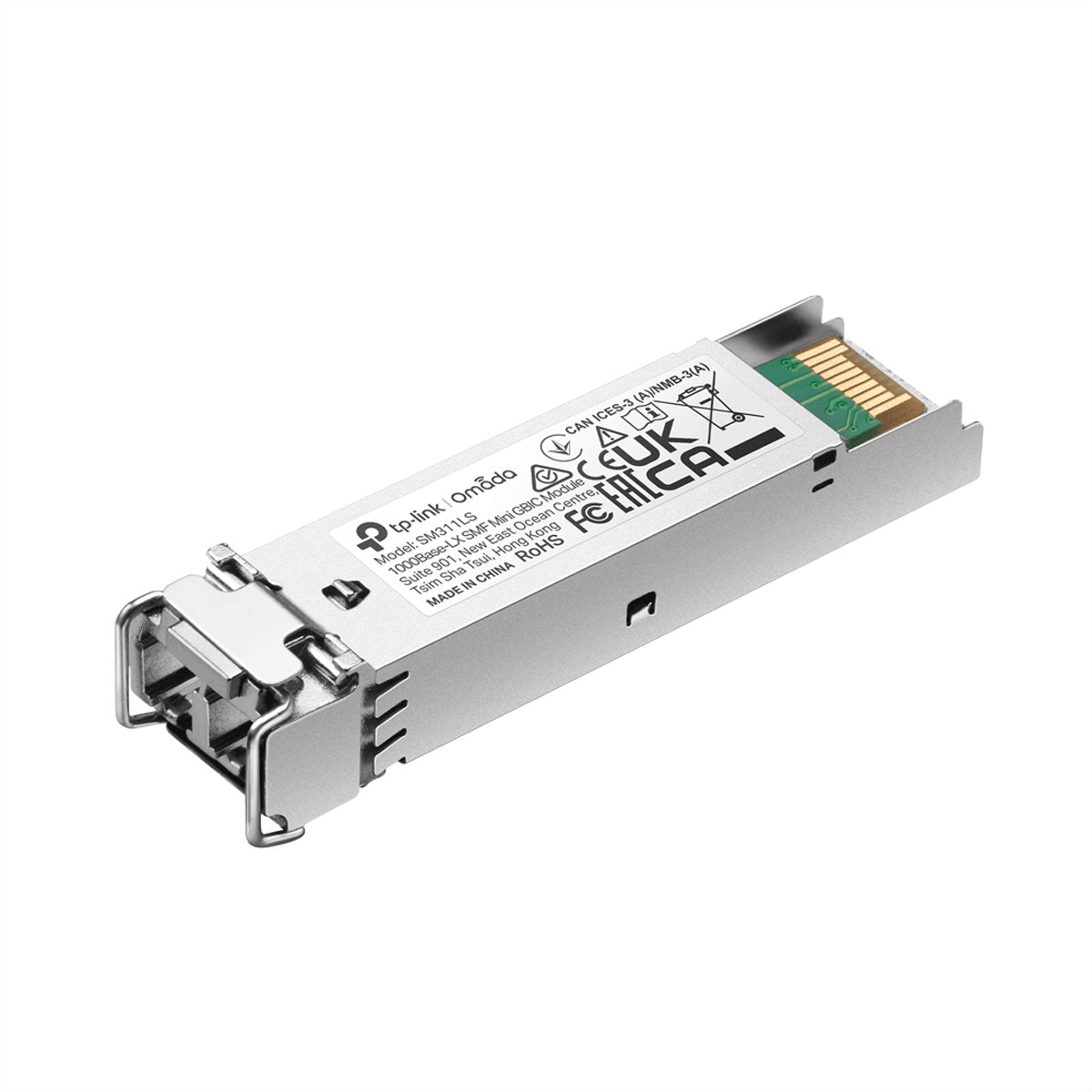 TP-Link Omada SM311LS SFP-Transceiver – 1,25 Gbit/s, Single-Mode LC, 1310 nm, 10 km, 8er-Pack