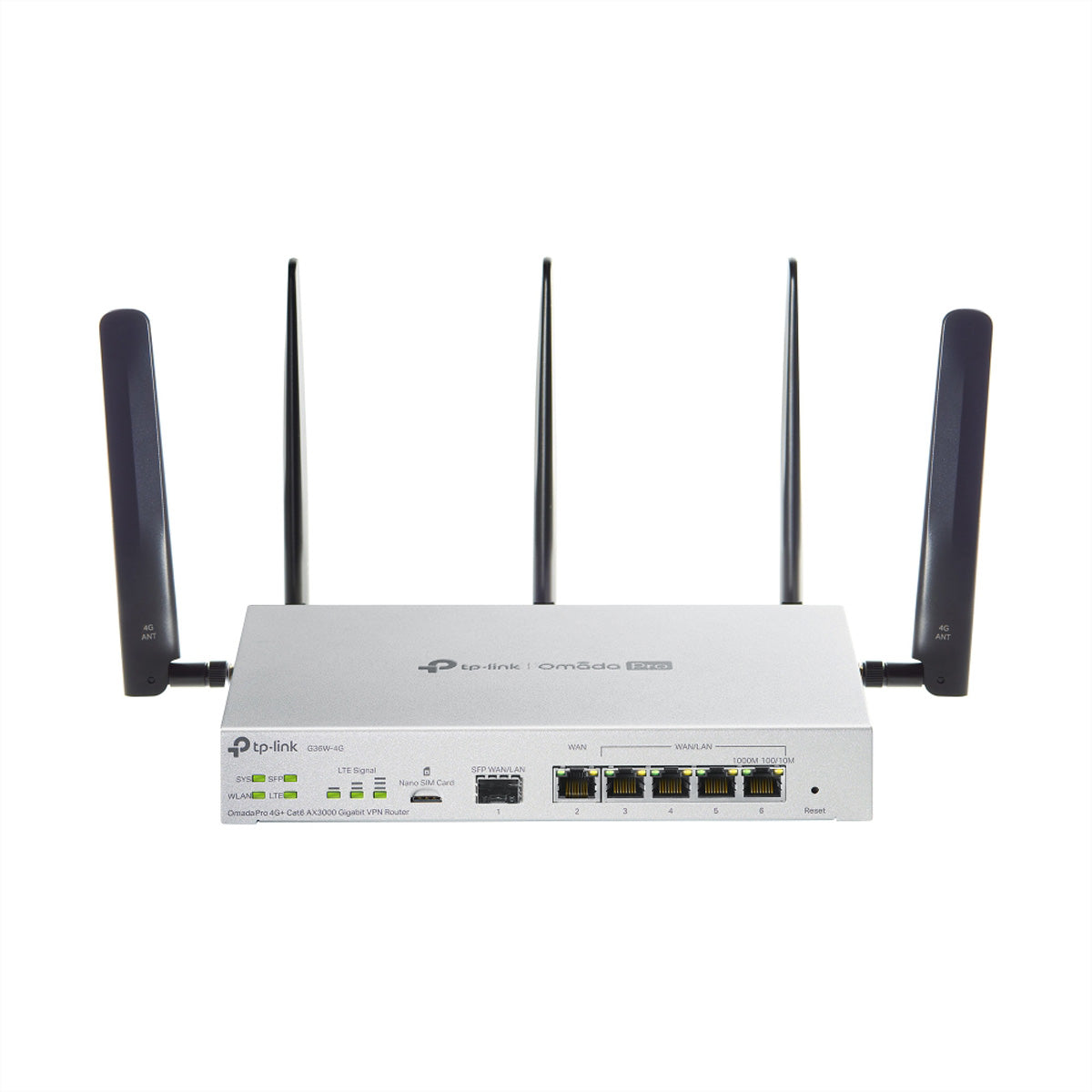 TP-Link Campus G36W-4G – LTE-Router, Wi-Fi 6, Dual-Band (2,4/5 GHz), bis 3000 Mbit/s, 4G