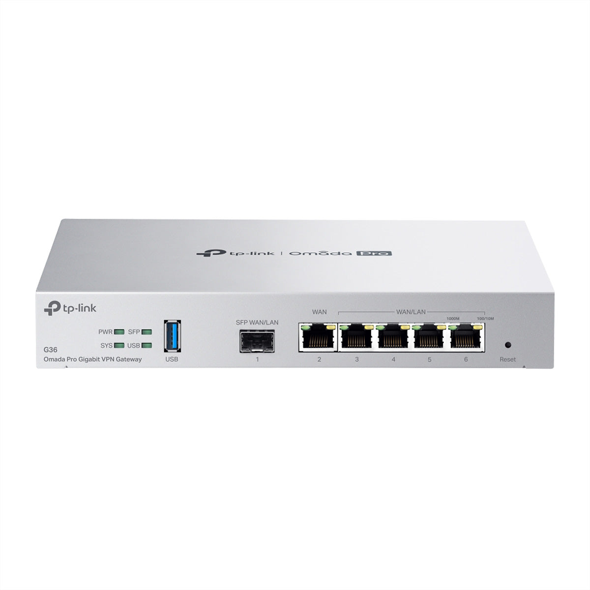 TP-Link G36 VPN-Router – 5× WAN/LAN Gigabit, 1× SFP-WAN, USB 3.2 Gen 1