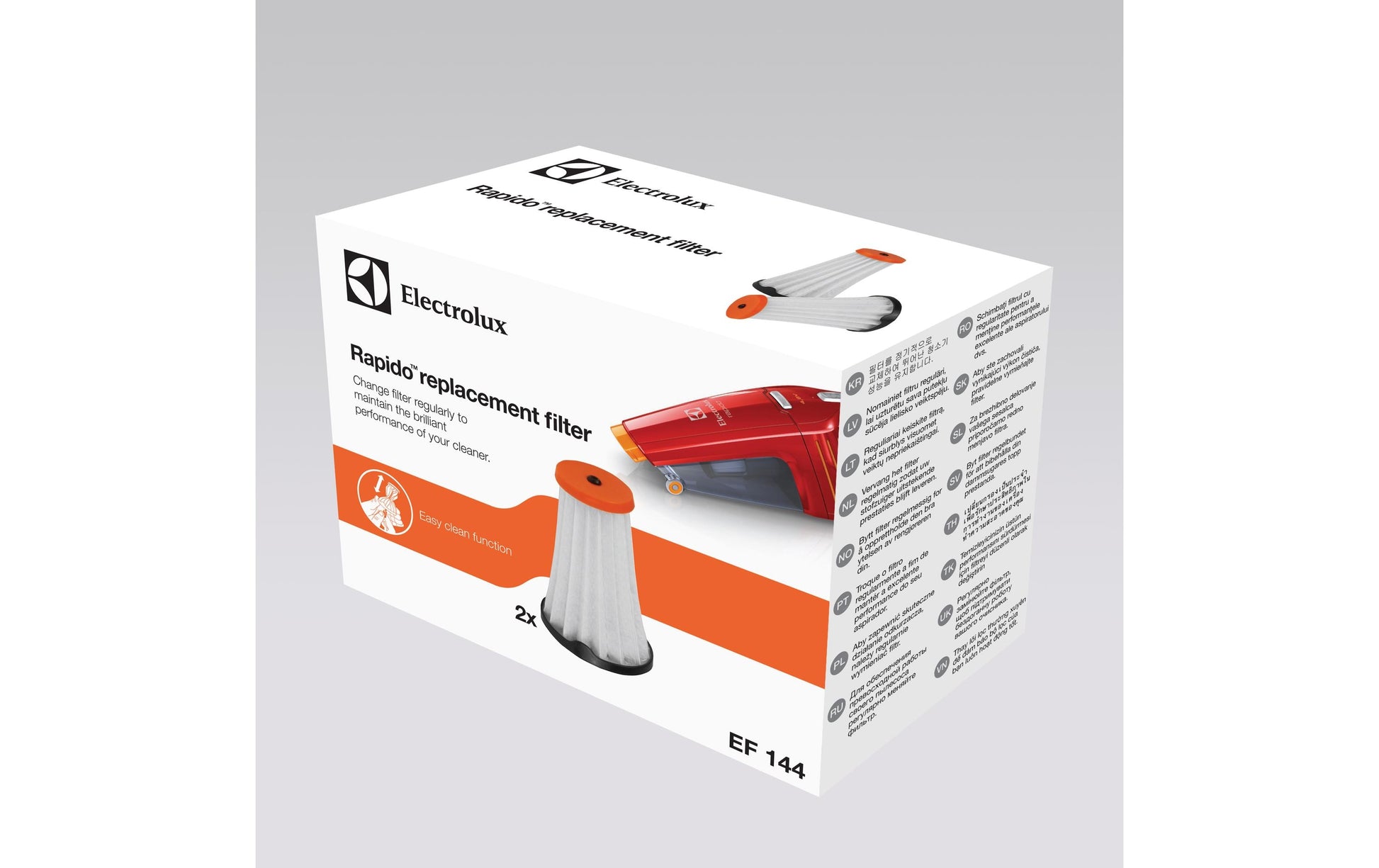 Electrolux Ersatzfilter EF144 – für Rapido/Ergorapido – 2 Stück