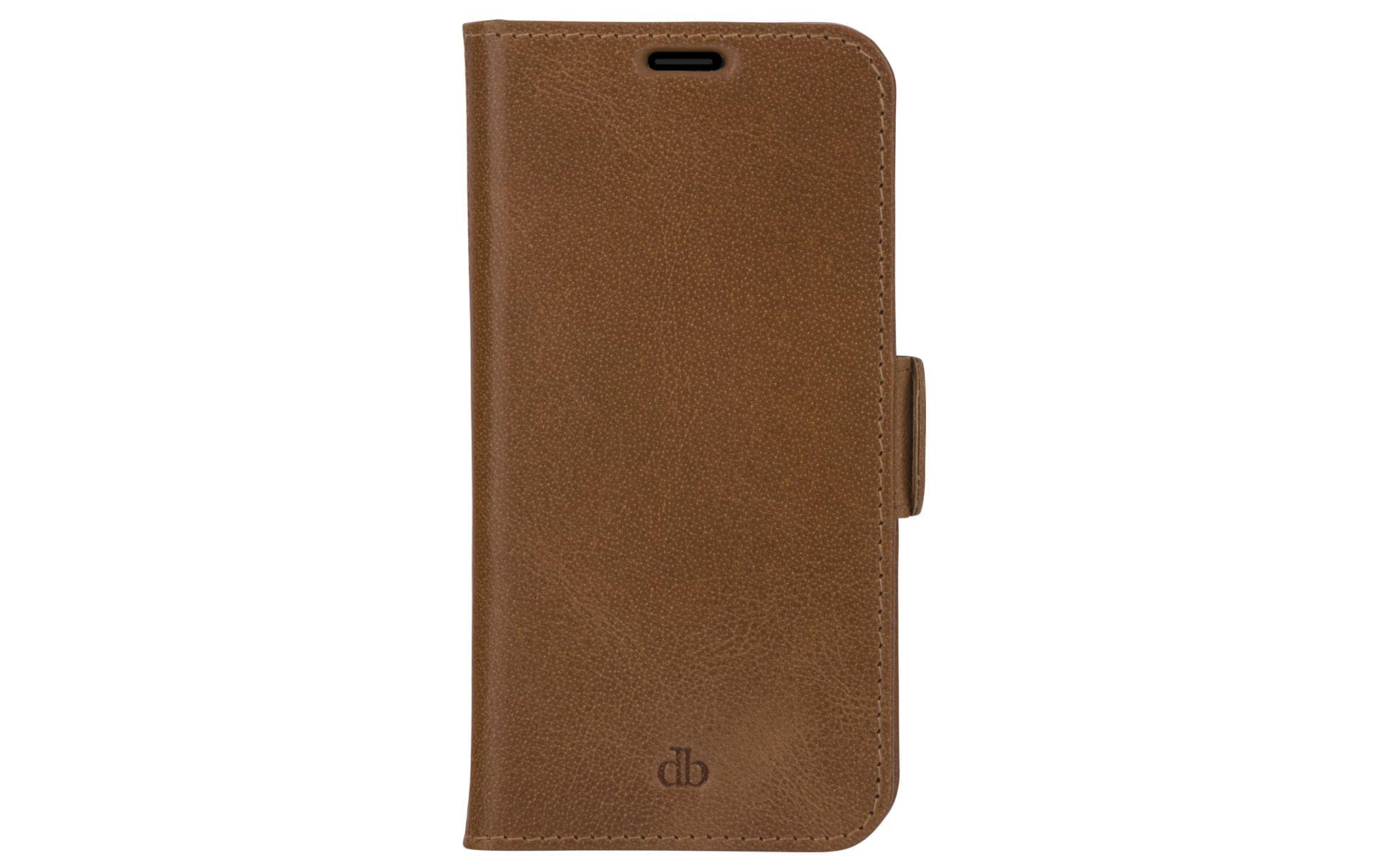 dbramante1928 Copenhagen Slim – Wallethülle – für Apple iPhone 13 Pro Max, 3 Kartenfächer, Leder, Braun