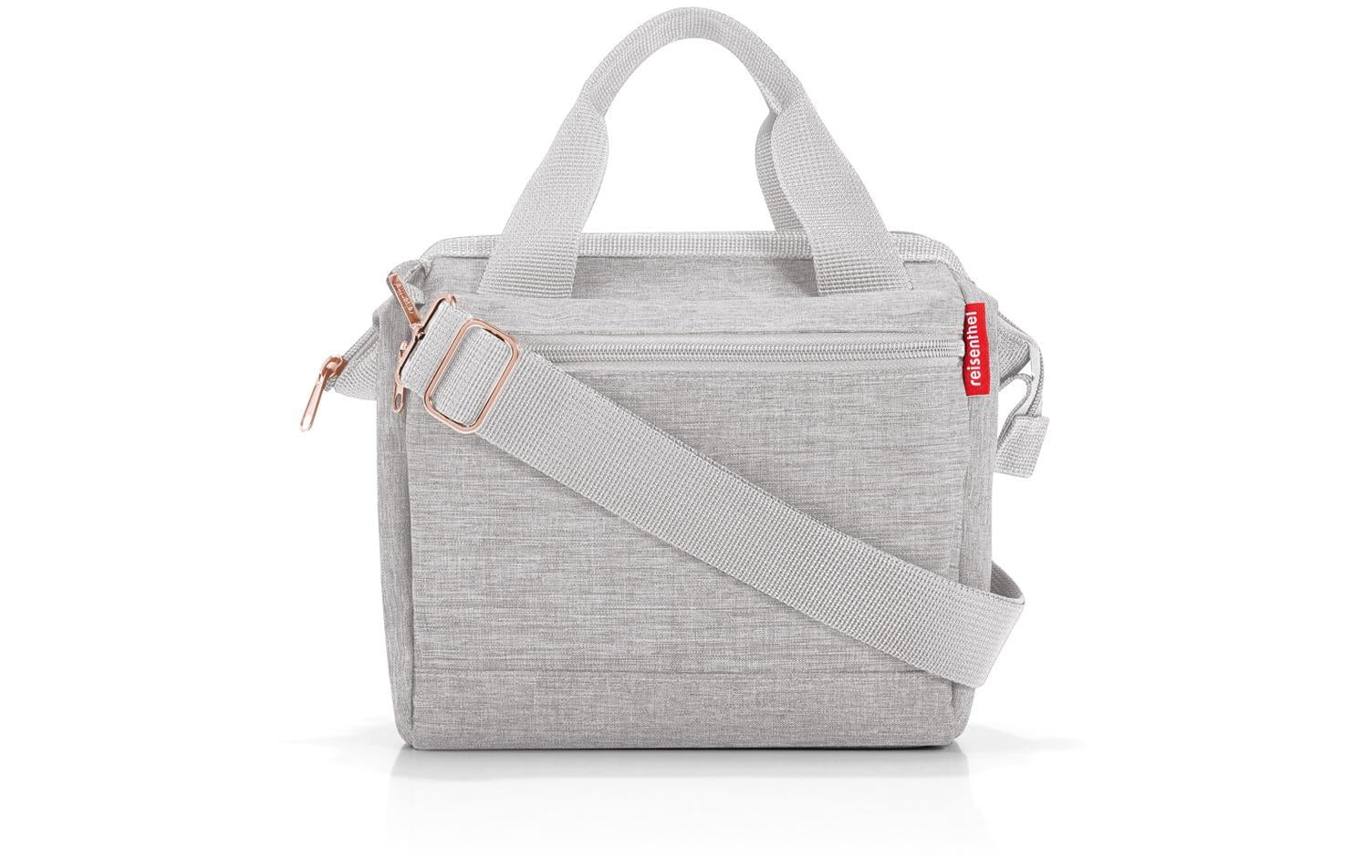 Reisenthel Allrounder Cross – Umhängetasche, 4 l, Polyester, Twist Sky Rose, 22 × 24 × 13 cm
