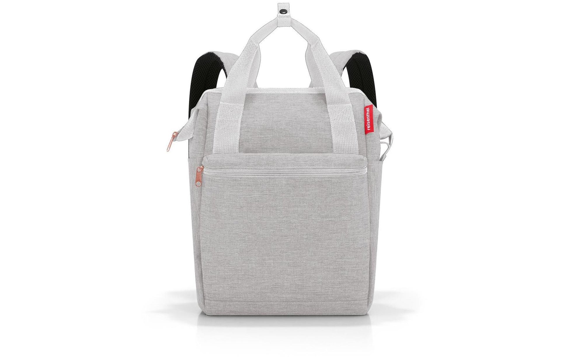 Reisenthel City-Rucksack Allrounder R – 12 l – Twist Sky Rose, 250 × 400 × 170 mm