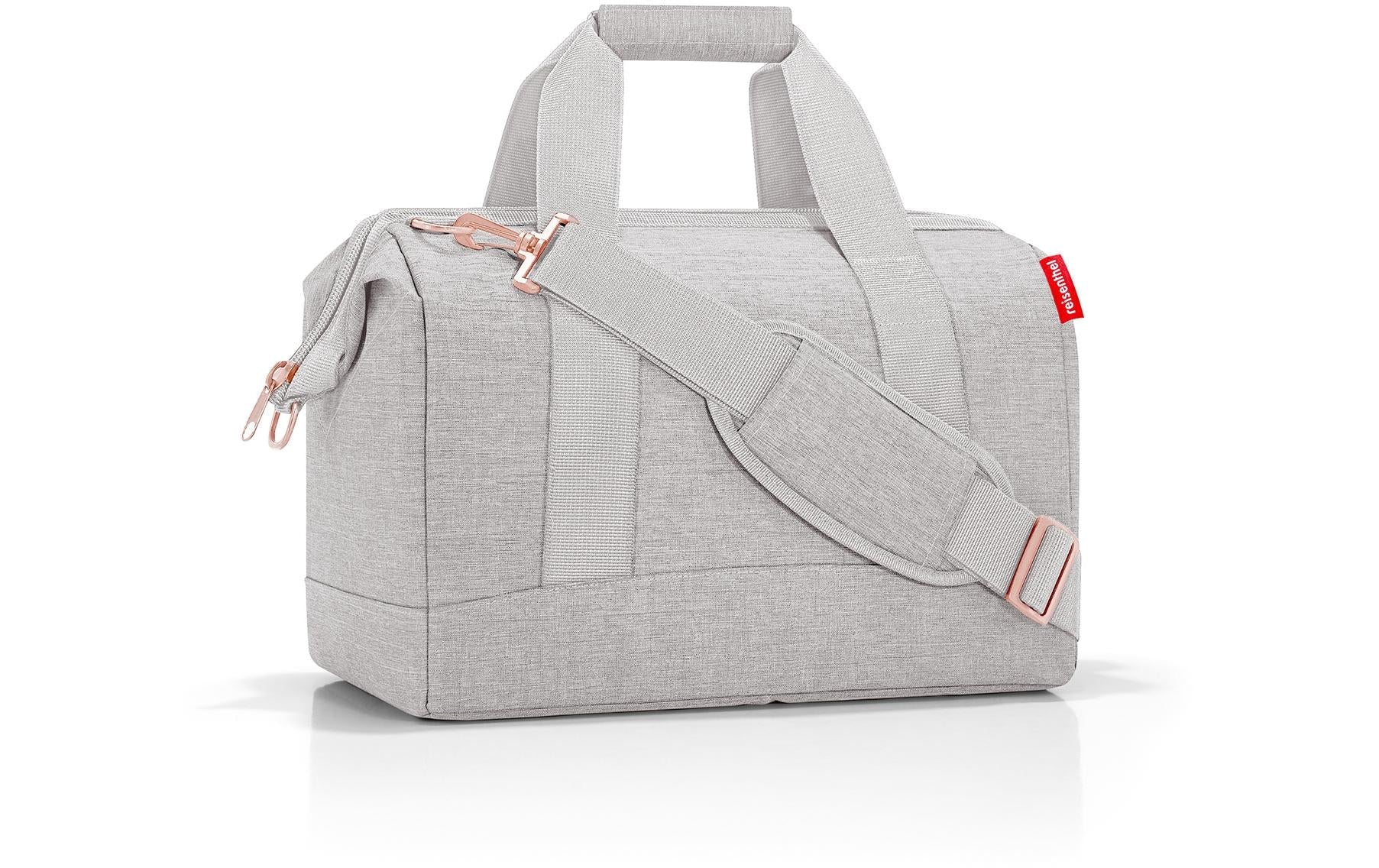 Reisenthel Allrounder M – Umhängetasche, 18 l, Polyester, Hellgrau, 40 × 33,5 × 24 cm