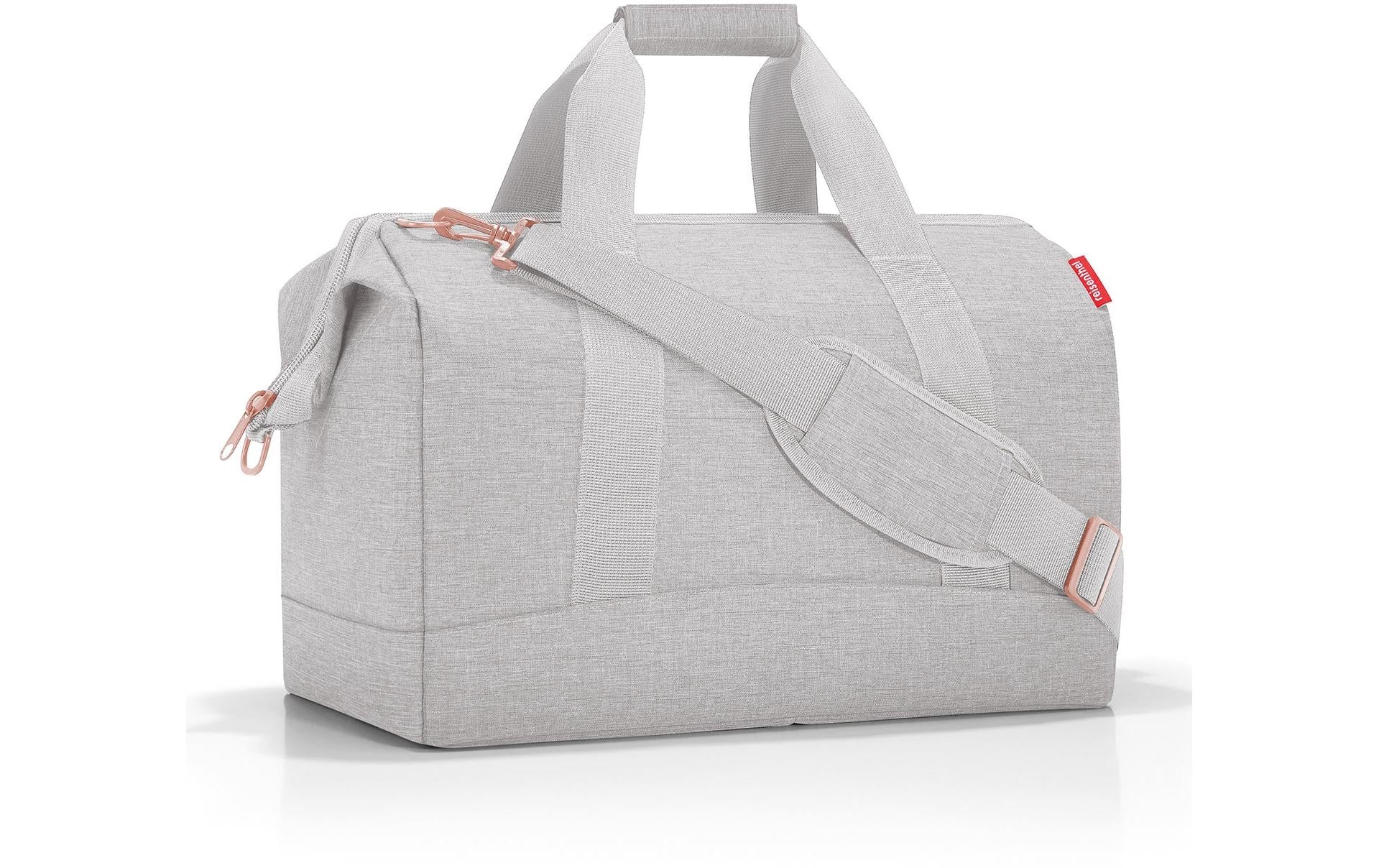 Reisenthel Allrounder L – Umhängetasche, 30 l, Polyester, Twist Sky Rose, 48 × 39,5 × 29 cm