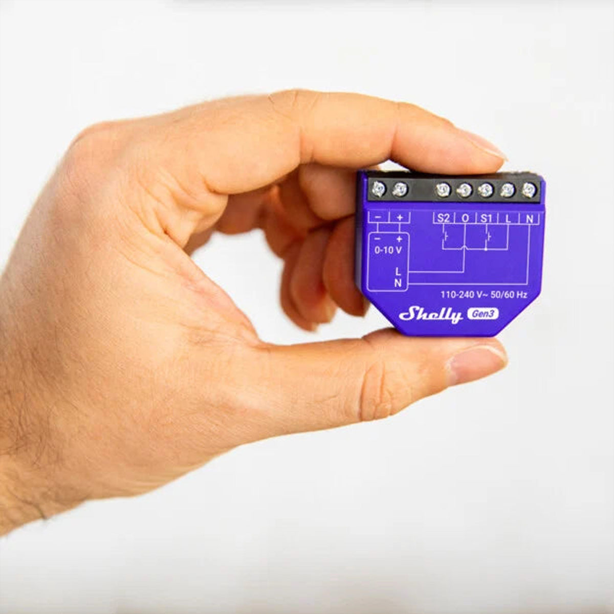 Shelly PM Gen3 – Dimmaktor – 0/1–10 V, Leistungsmessung, Bluetooth