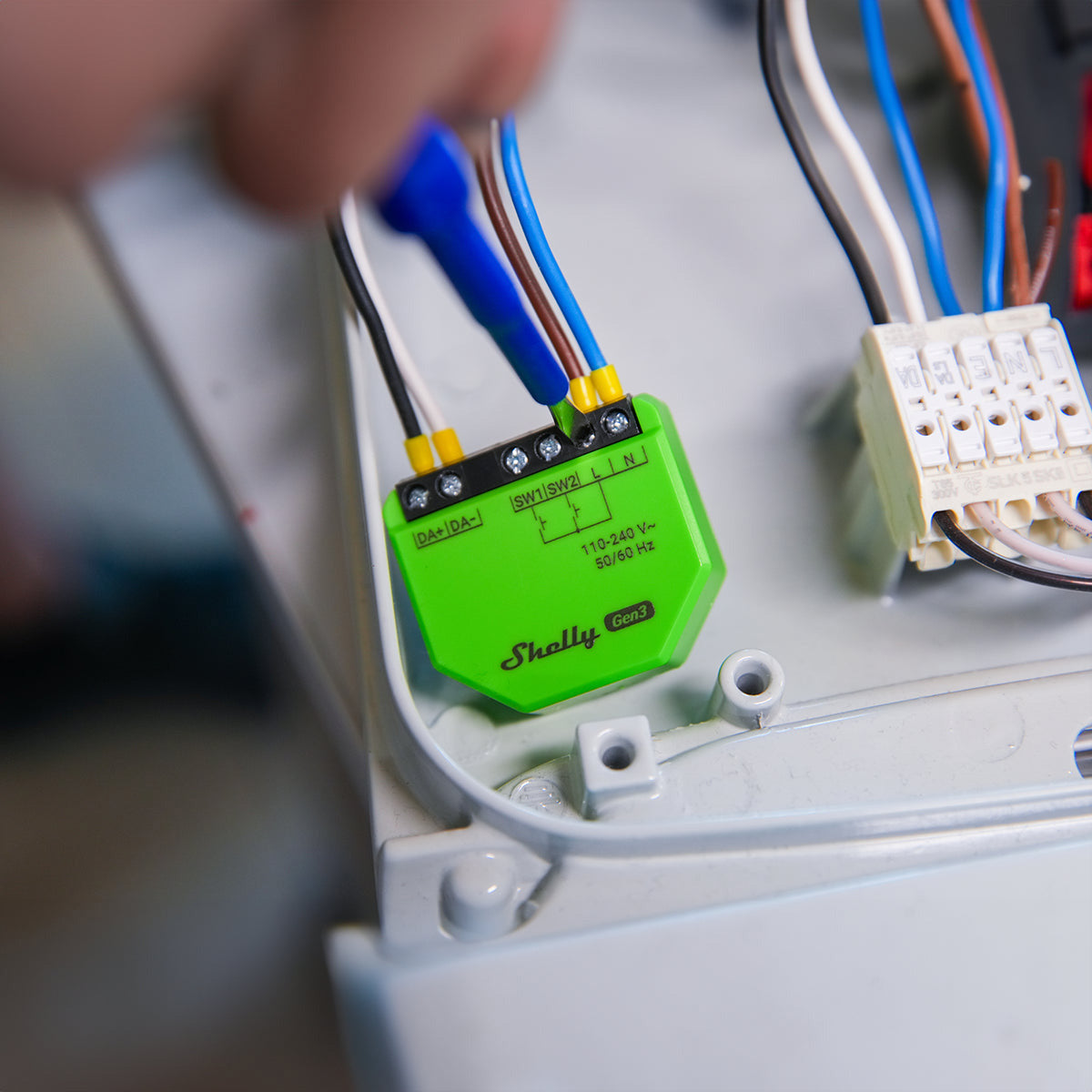 Shelly DALI Dimmaktor Gen3 – Smart-Hub/Bridge – WLAN, Bluetooth, DALI-Controller – für DALI-Leuchten