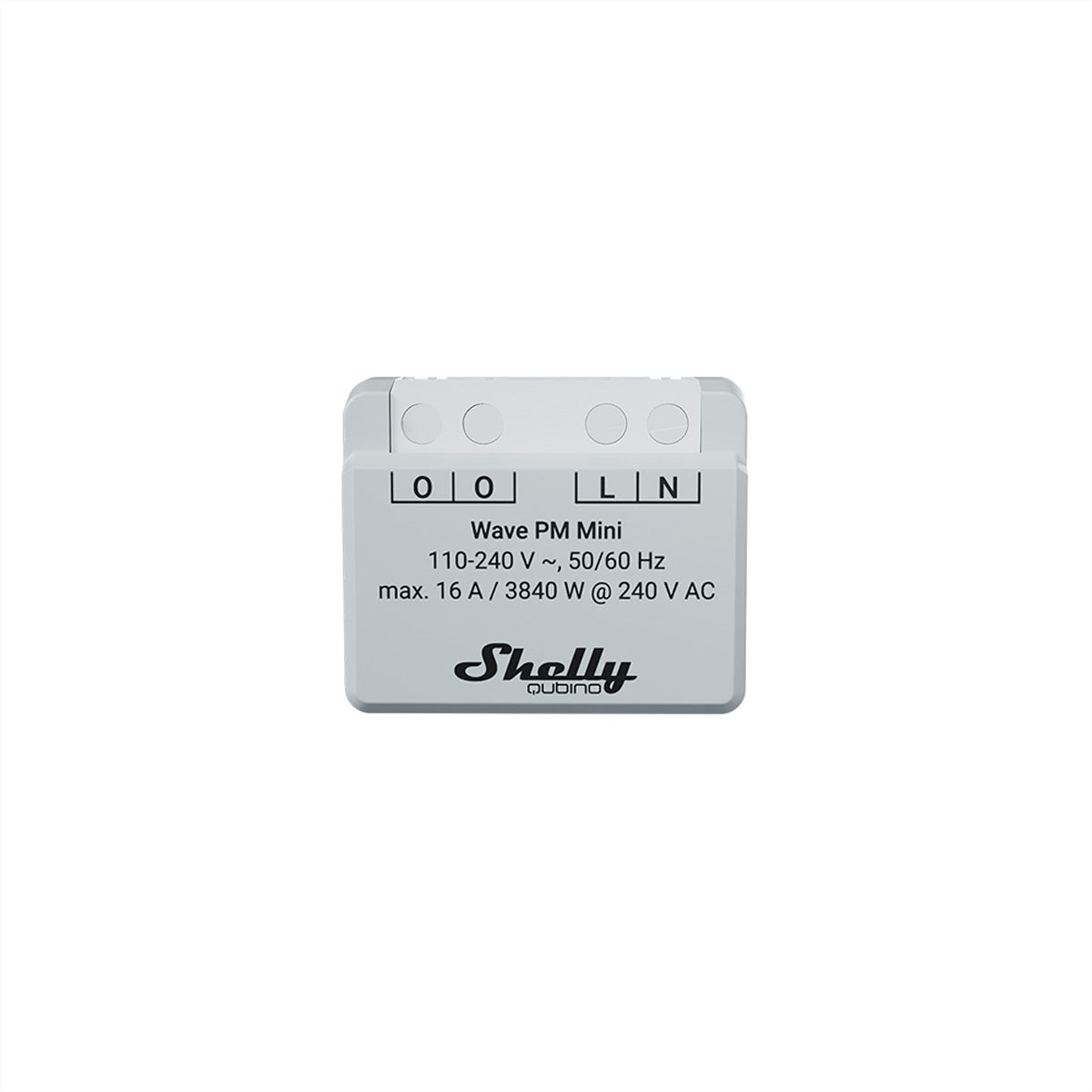 Shelly Qubino Wave PM Mini – Schaltaktor – Leistungsmessung, 16 A, Z-Wave