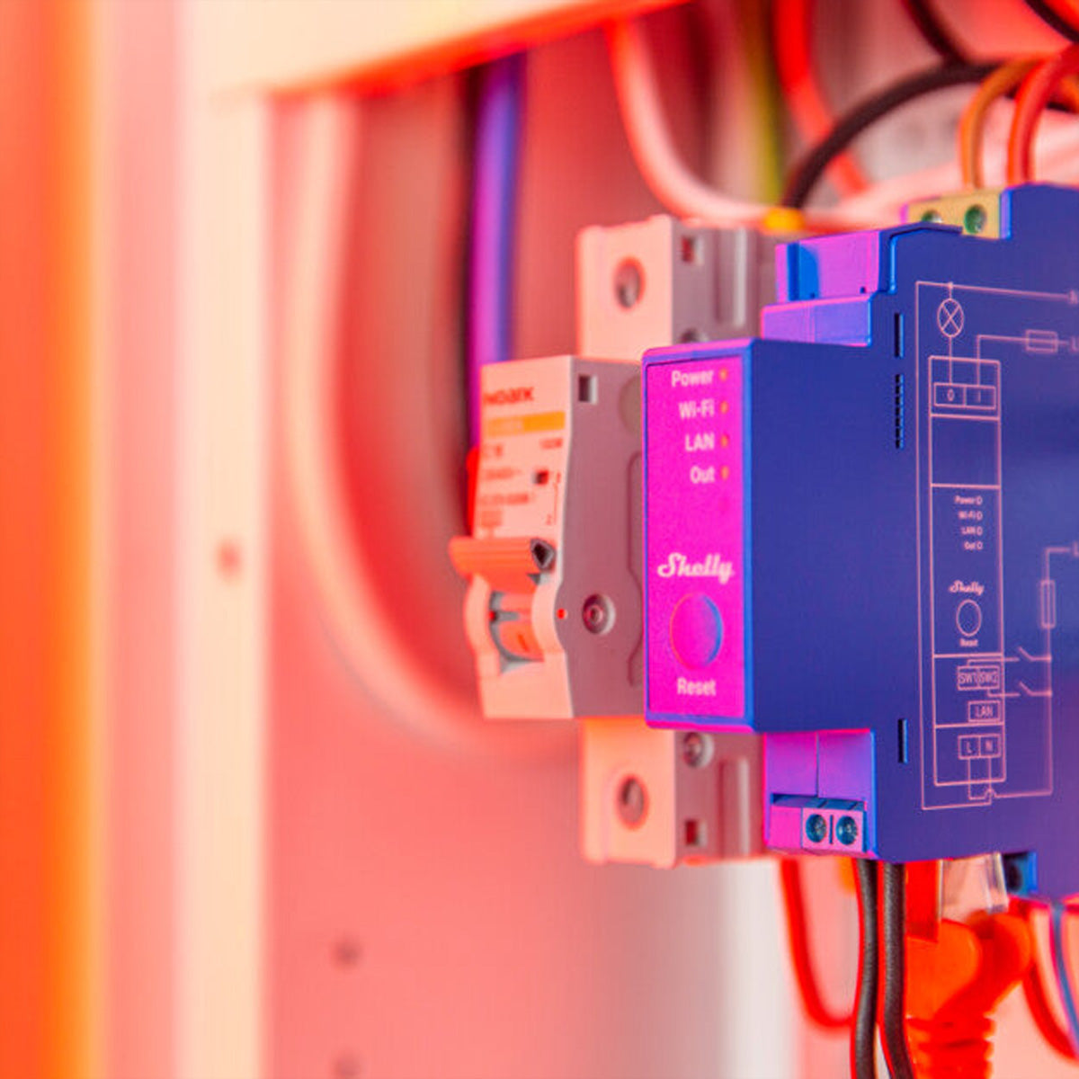 Shelly Pro 1 – Schaltaktor – WLAN, Leistungsmessung, 16 A – für KNXnet/IP