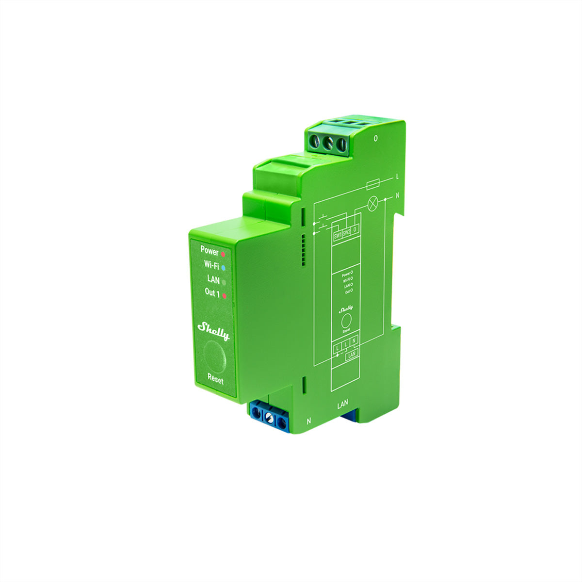 Shelly Pro Dimmer 1PM – Zubehör – Dimmaktor, Leistungsmessung, WLAN, Bluetooth