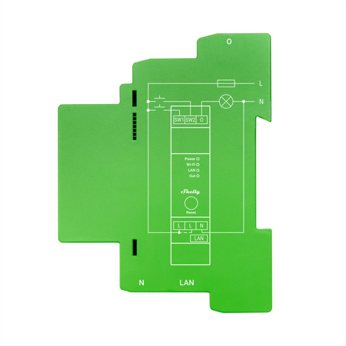 Shelly Pro Dimmer 1PM – Zubehör – Dimmaktor, Leistungsmessung, WLAN, Bluetooth