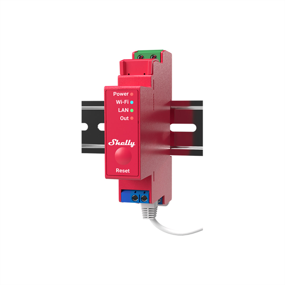 Shelly Wave Pro 1PM – Zubehör – Schaltaktor, 1 Kanal, 16 A, DIN-Schiene – für Z-Wave