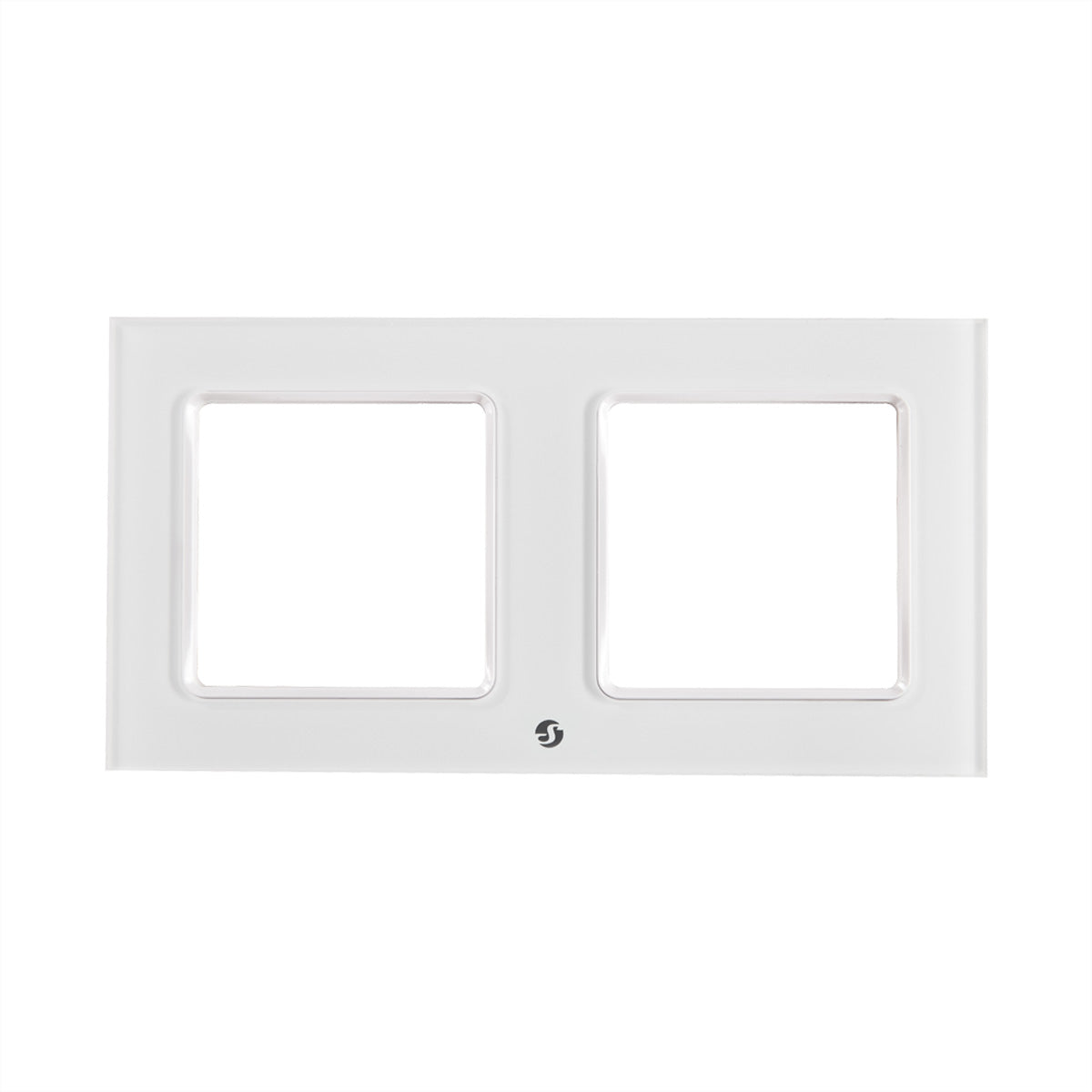 Shelly Zubehör – Abdeckrahmen, 2-fach, Weiss – für Shelly Wall Switches