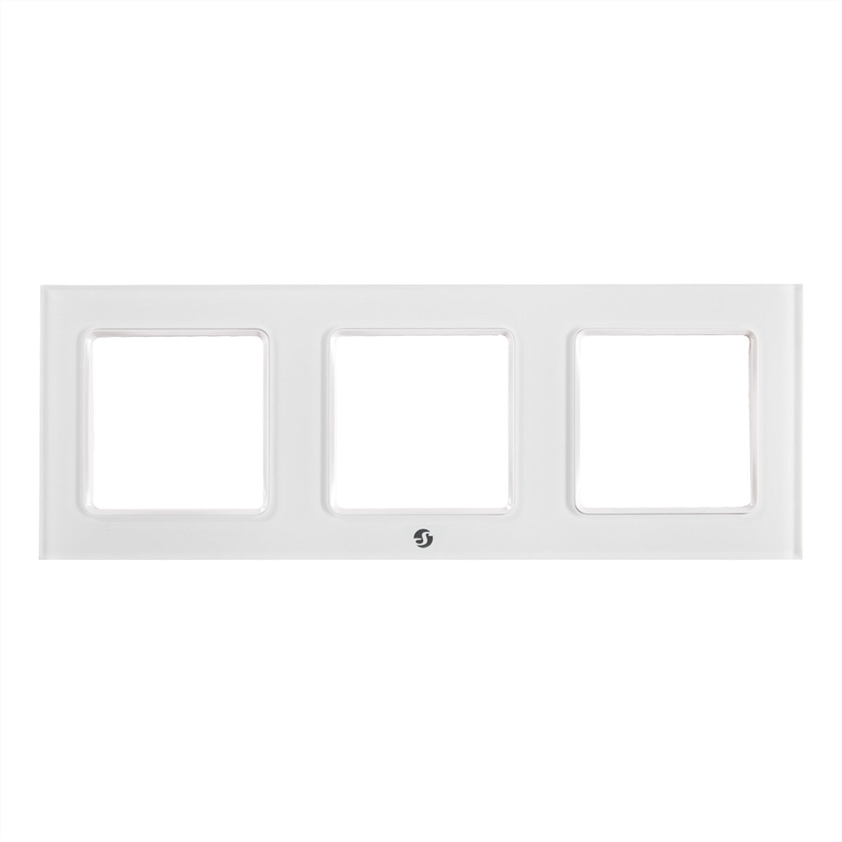 Shelly Zubehör – Abdeckrahmen, 3-fach, schraubenlos – für Shelly Wall Switch