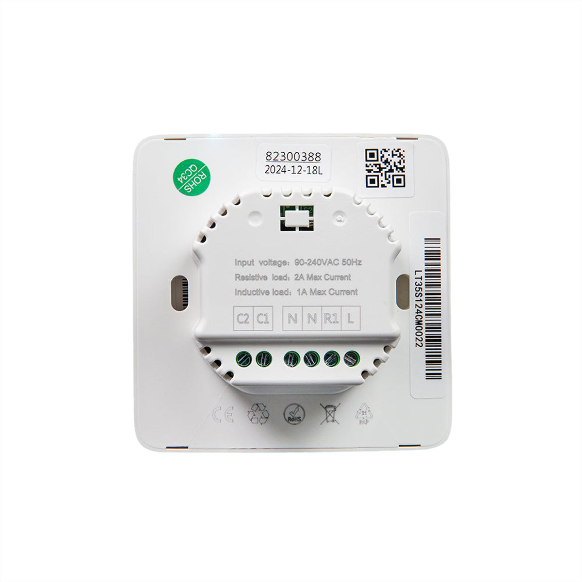 Shelly LinkedGo – Smart-Thermostat – WLAN, Bluetooth, Fussboden, 5–35 °C