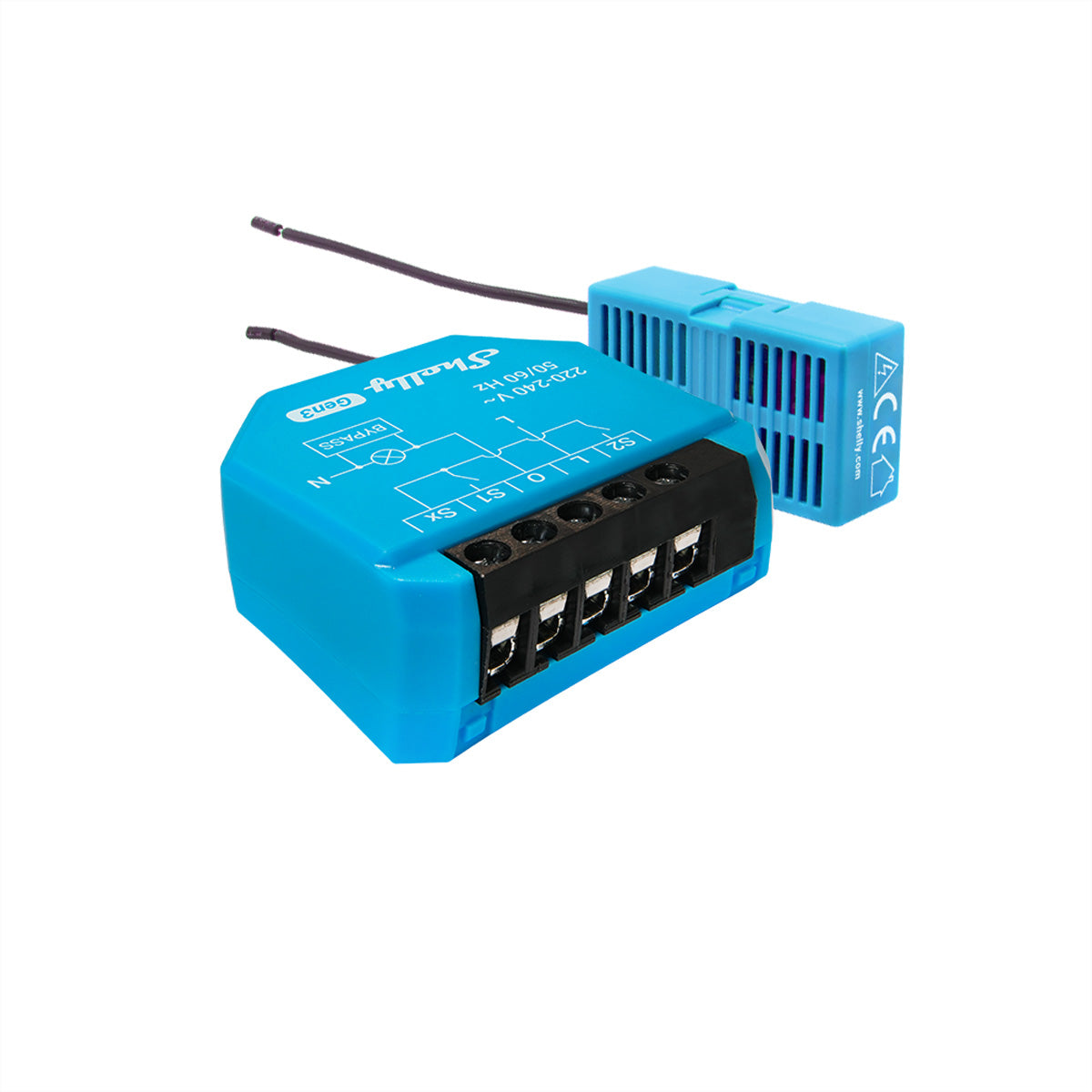Shelly 1L Gen3 – Schaltaktor – WLAN, Bluetooth, ohne Neutralleiter, integrierter Bypass