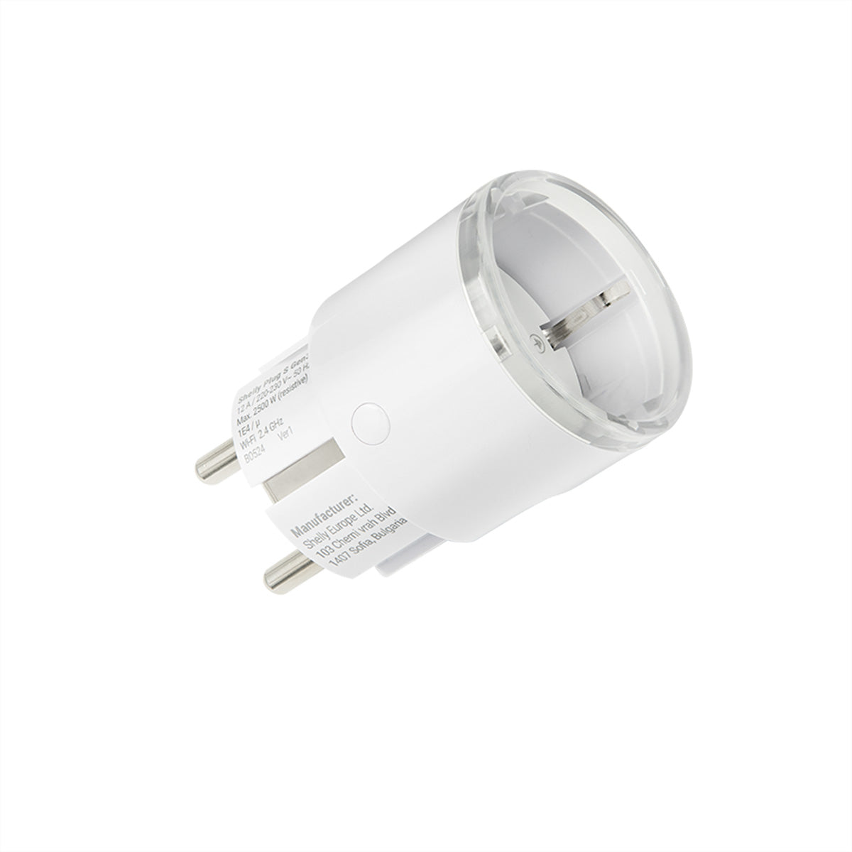Shelly SmartPlug S Gen3 – Smart-Steckdose – Leistungsmessung, 12 A – für Matter, Apple HomeKit