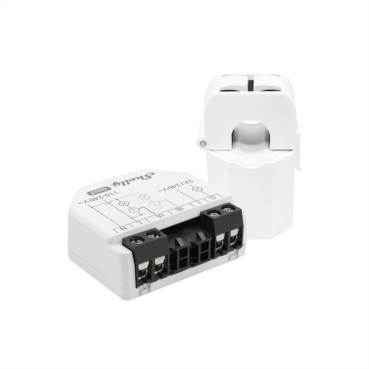 Shelly EM Gen3 – Energiezähler – 1-Phasen, 1 CT (50 A), WLAN, Bluetooth