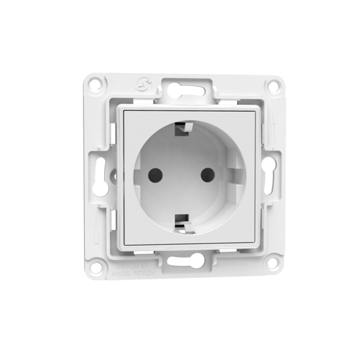 Shelly Wandsteckdose EU – Smart-Steckdose – WLAN, Verbrauchsmessung, Typ E