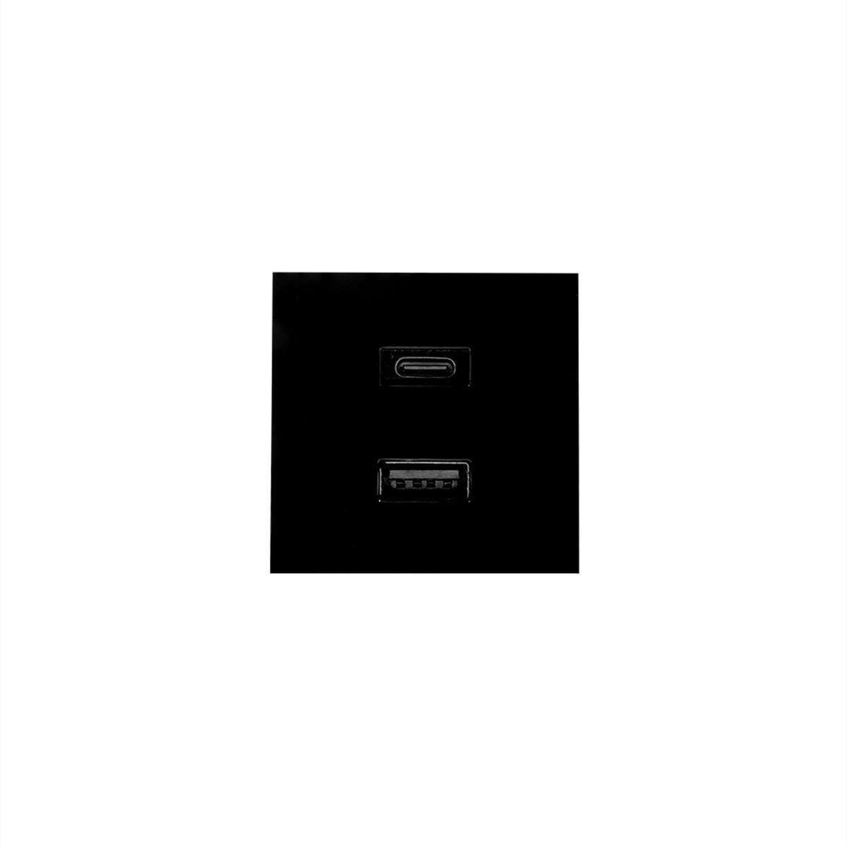 Shelly USB-Wandladegerät 20 W – USB-C, USB-A – für Shelly Wall Display Stand – schwarz