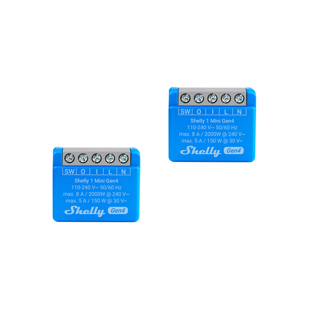 Shelly 1 Mini Gen4 – Schaltaktor – WLAN, Bluetooth, Zigbee, Matter, 8 A, potenzialfrei