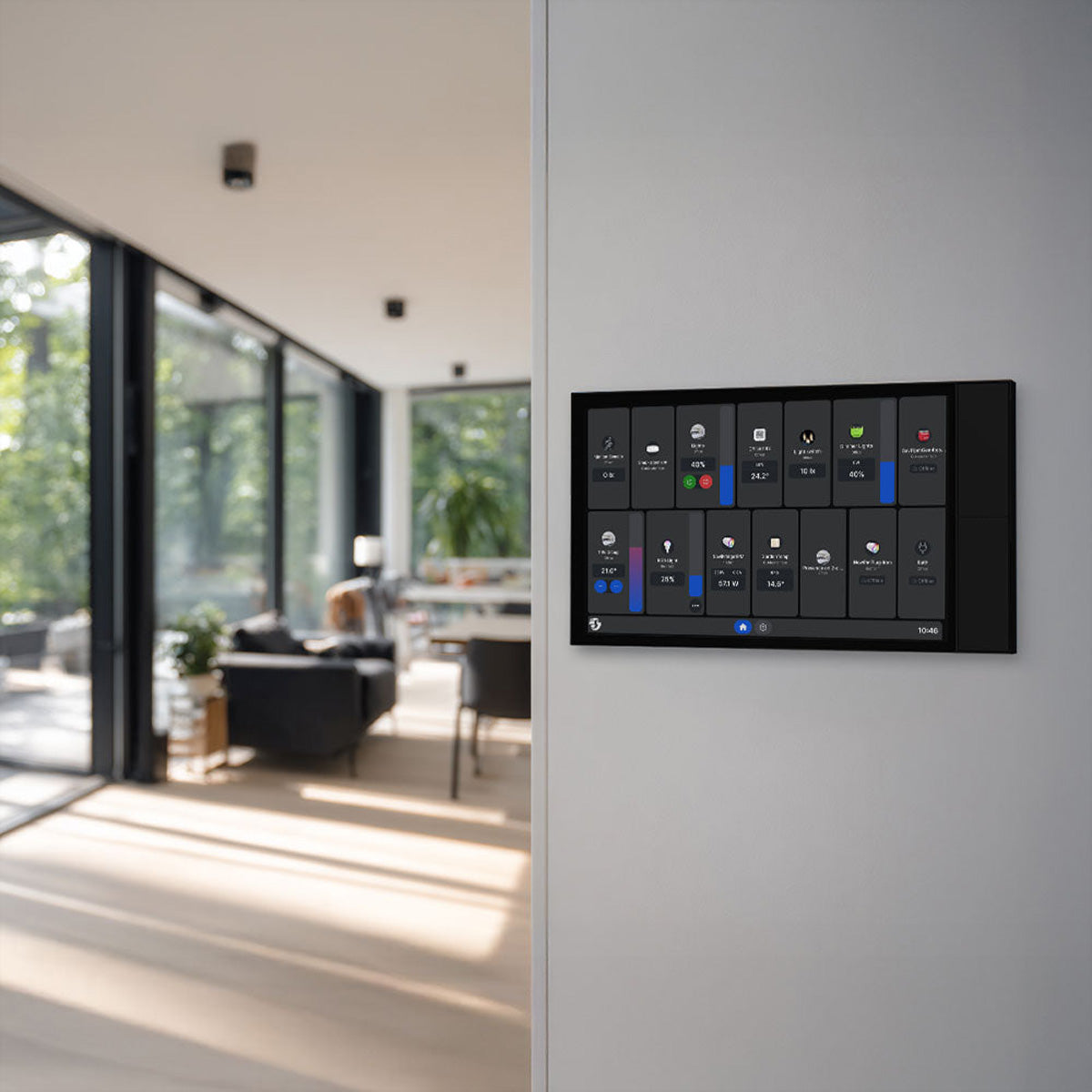 Shelly Wand Display XL – Smart-Display – 10,1" integriertes Relais 1500 W – für Shelly-Geräte