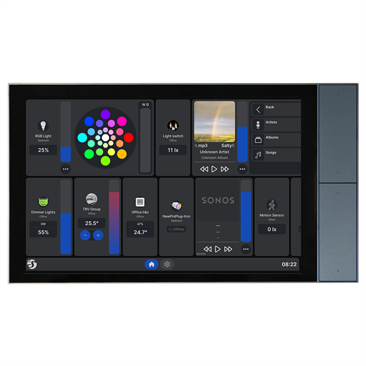 Shelly Wall Display XL – Smart-Display – 10,1", 1280×752 Pixel, WLAN, Bluetooth – grau