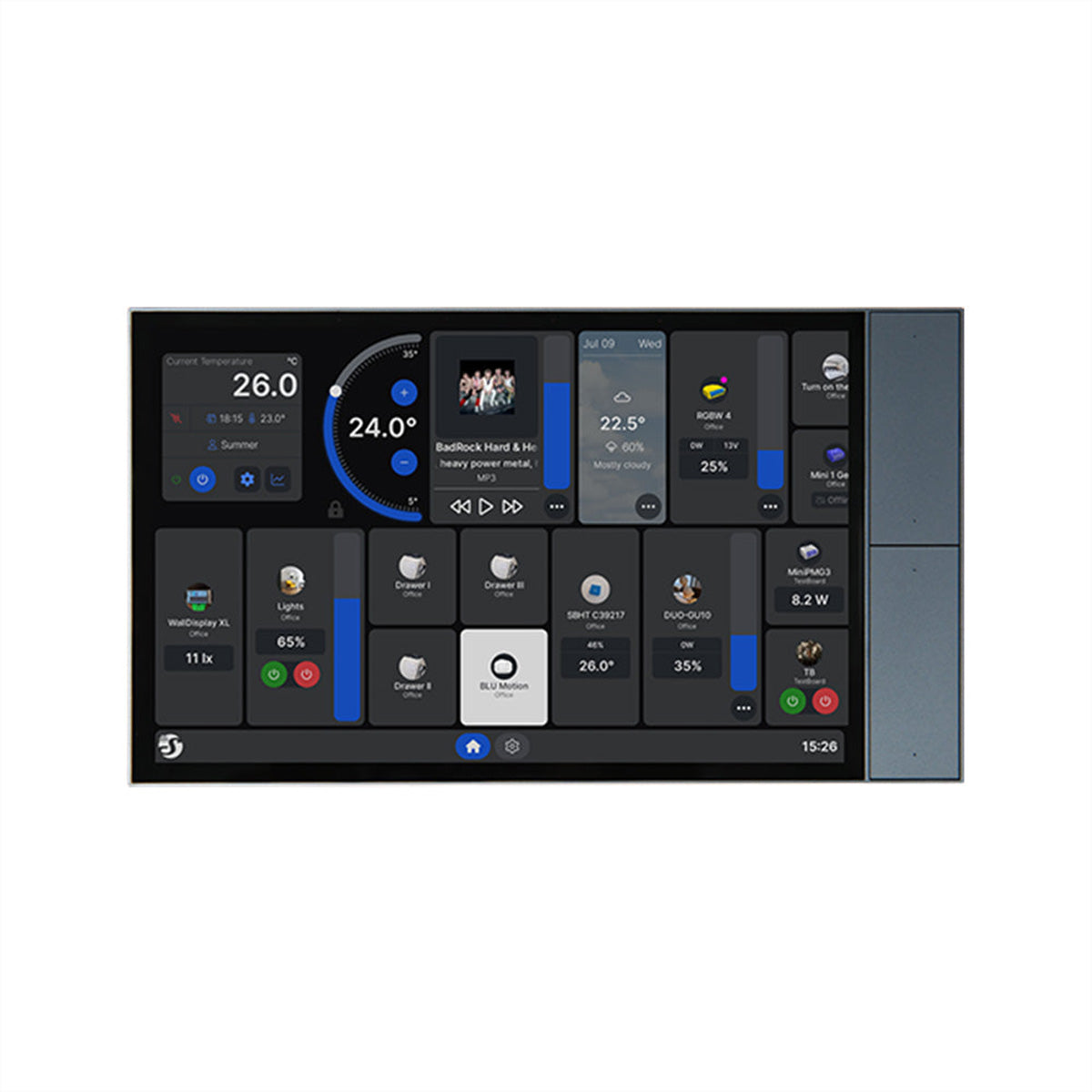 Shelly Wall Display XL – Smart-Display – 10,1", 1280×752 Pixel, WLAN, Bluetooth – grau