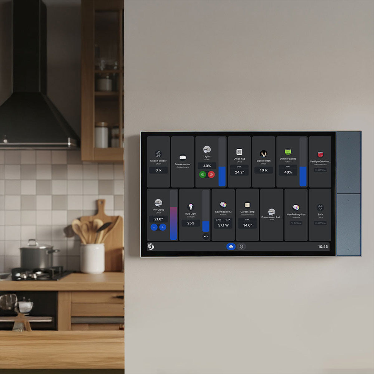 Shelly Wall Display XL – Smart-Display – 10,1", 1280×752 Pixel, WLAN, Bluetooth – grau