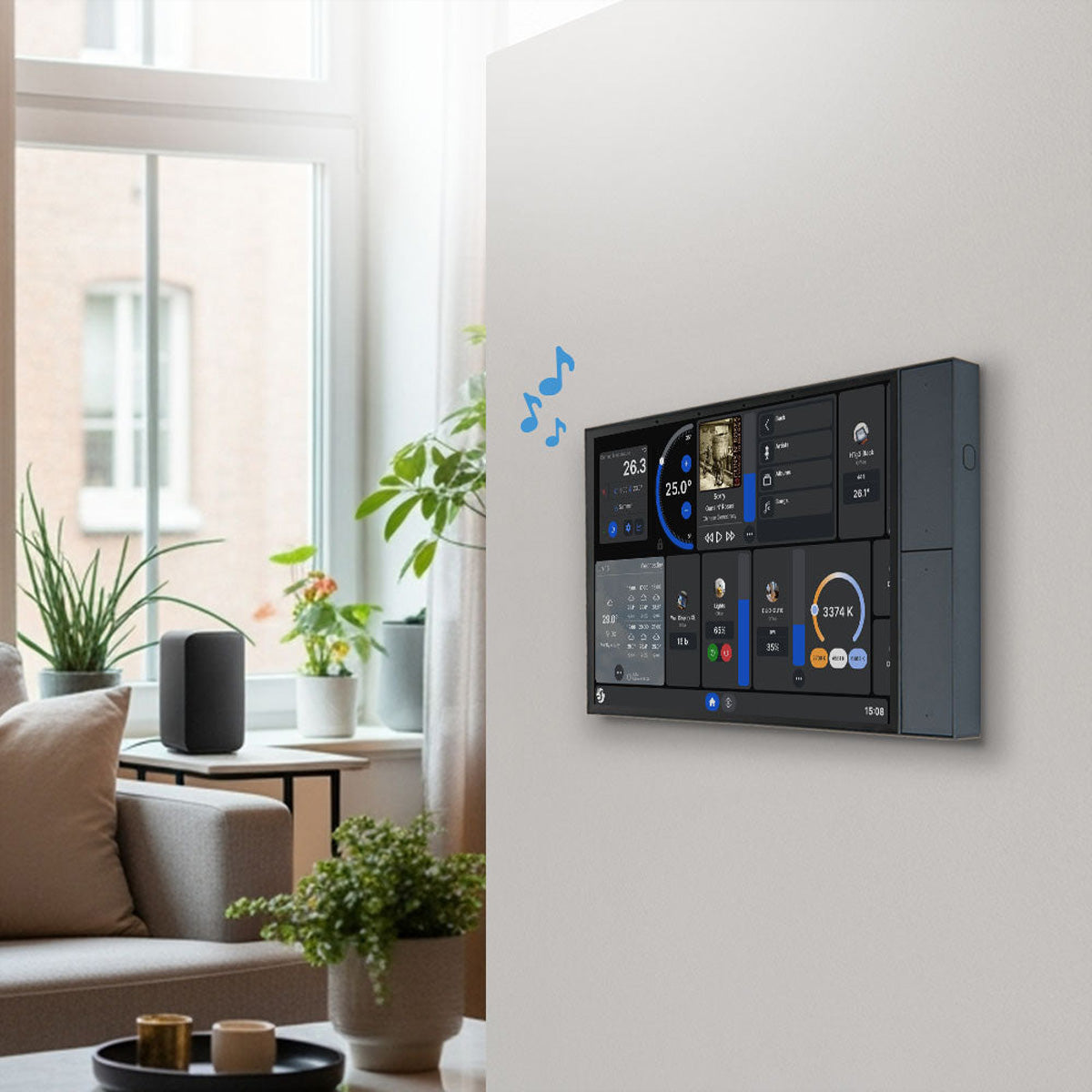 Shelly Wall Display XL – Smart-Display – 10,1", 1280×752 Pixel, WLAN, Bluetooth – grau