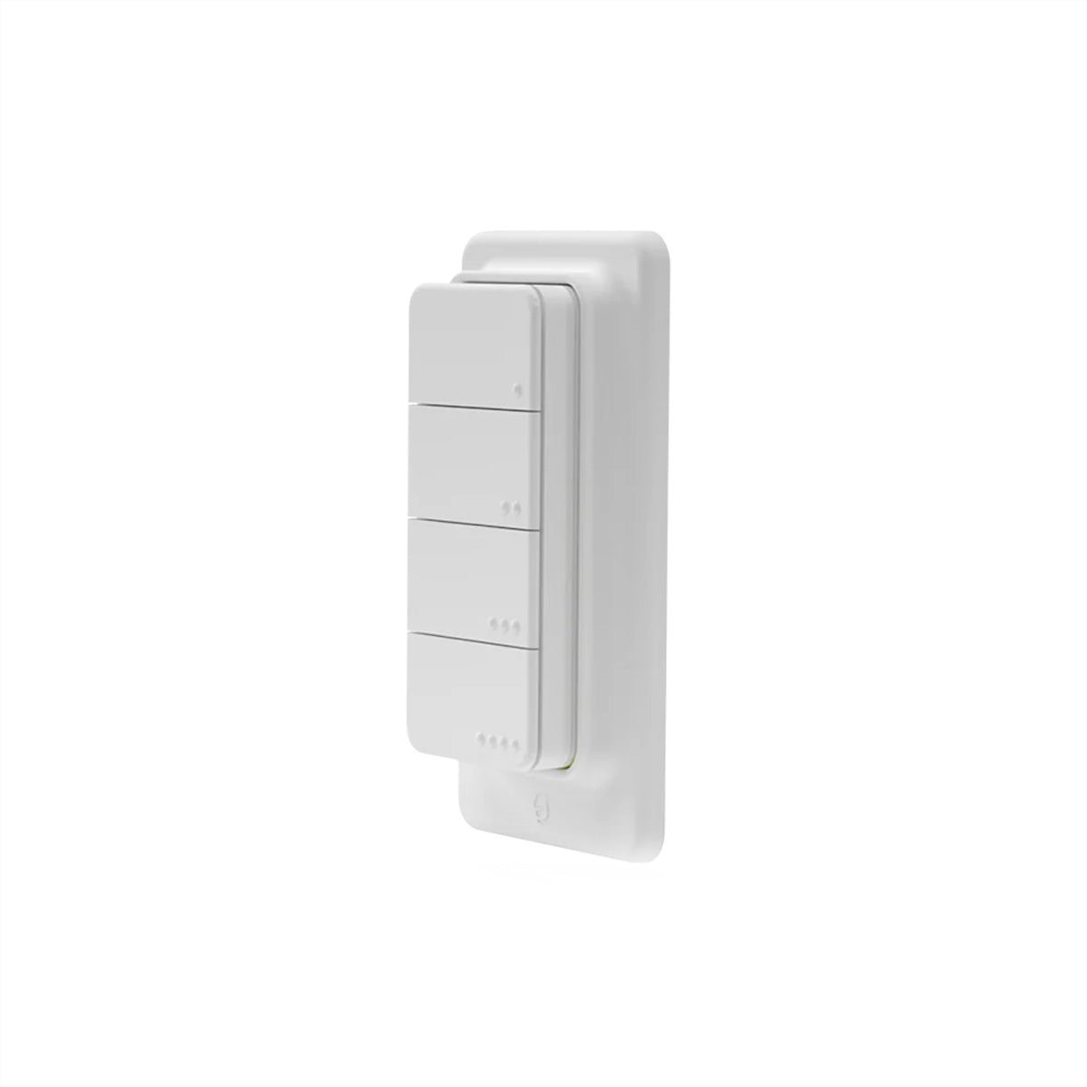 Shelly BLU RC Button 4 – Smart-Taster – Zigbee, konfigurierbar, Weiss