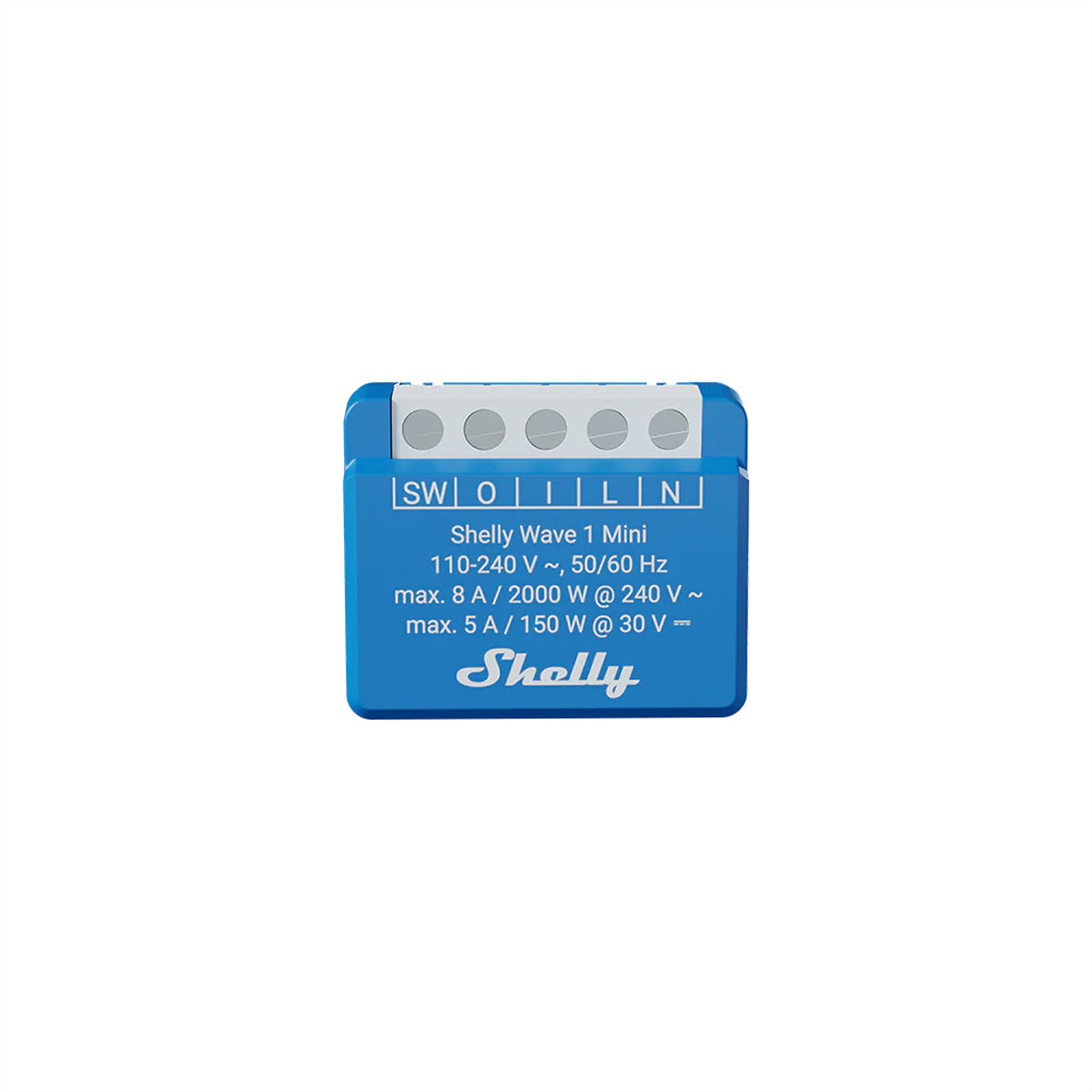 Shelly Wave 1 Mini LR – Schaltaktor – Z-Wave Long Range, 8 A, Leistungsmessung