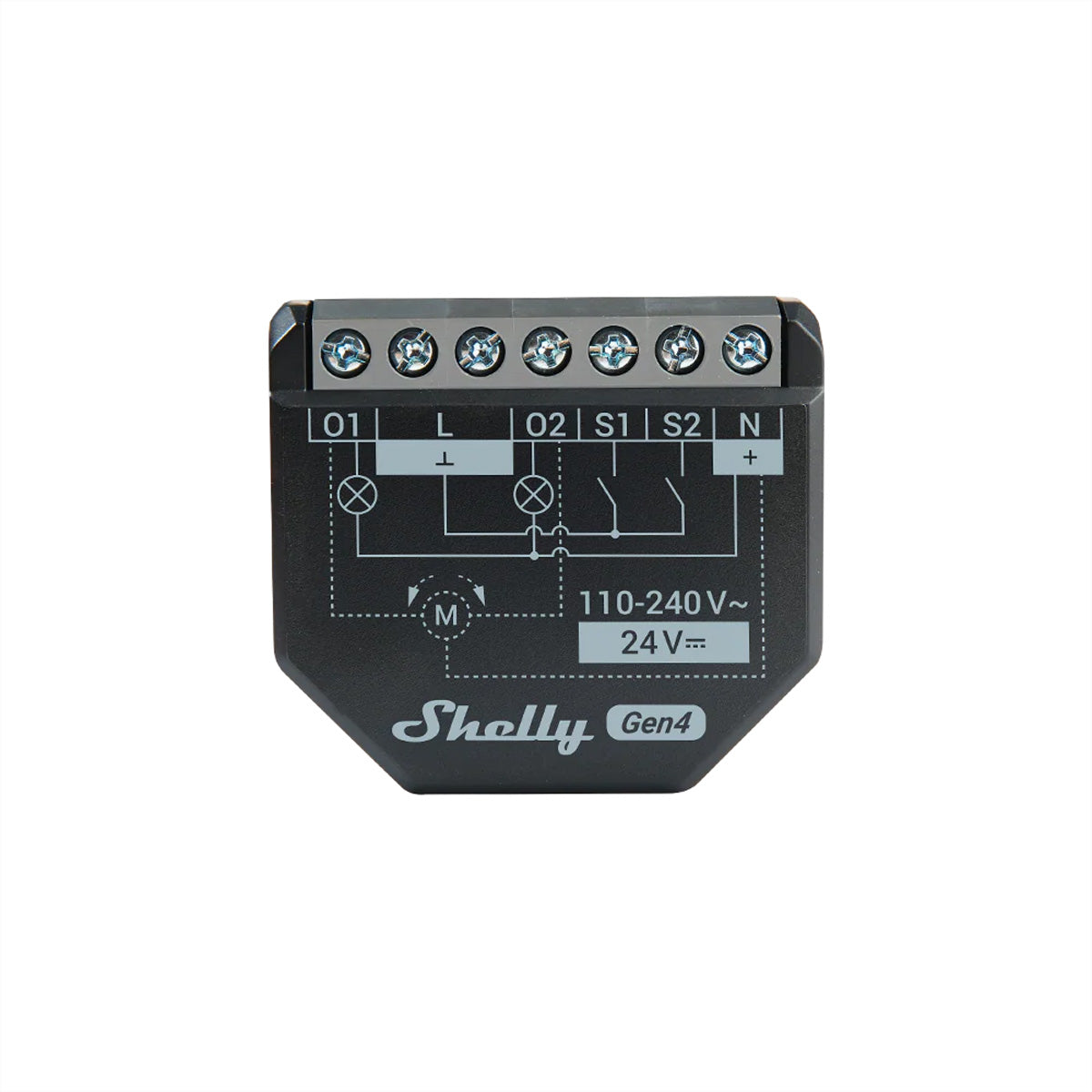 Shelly 2PM Gen4 – Schaltaktor – 2 Kanäle, Leistungsmessung, WLAN/Bluetooth/Zigbee/Matter