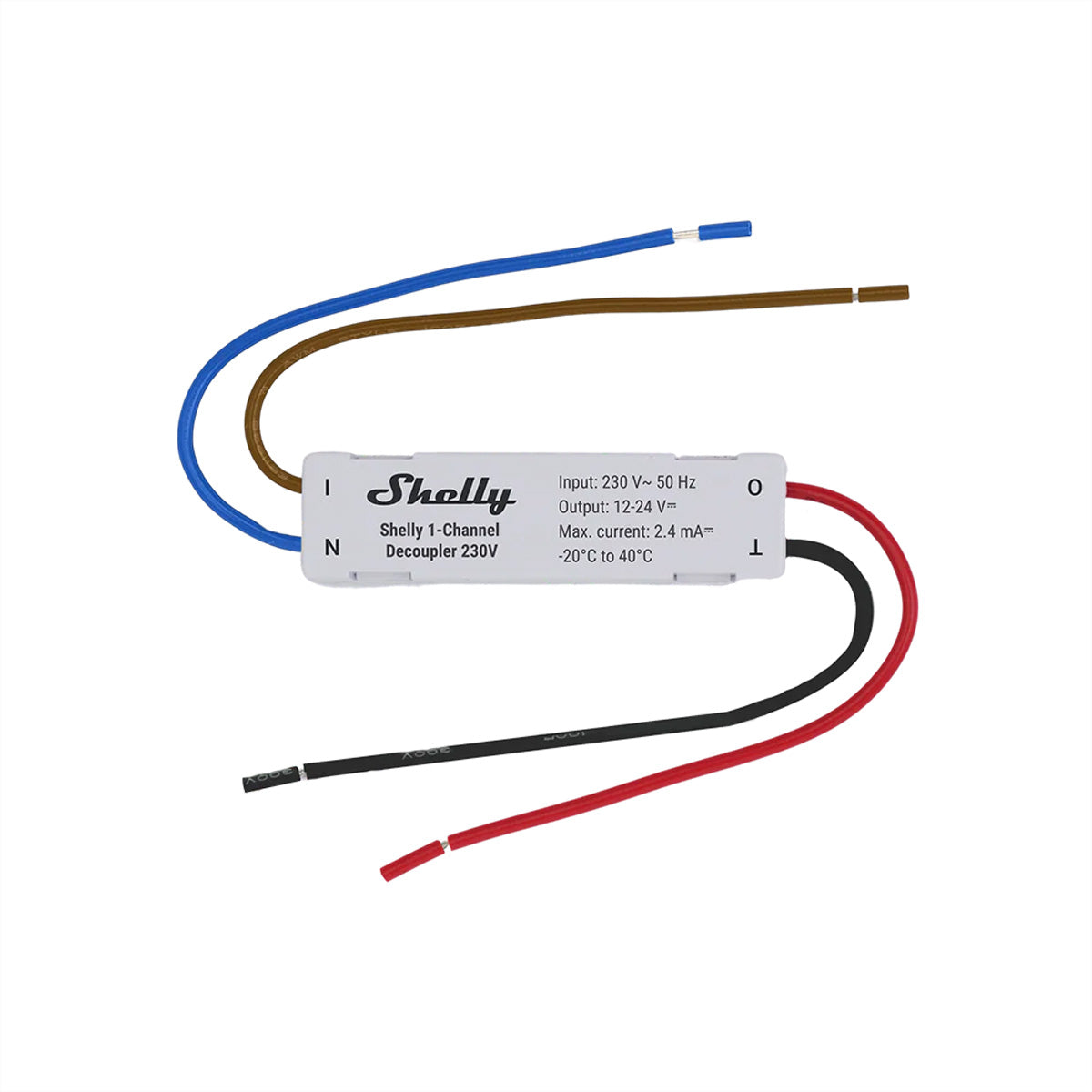 Shelly 1-Kanal Entkoppler 230 V – Zubehör – für Shelly Plus RGBW PM, Pro RGBWW PM, Plus Uni und andere