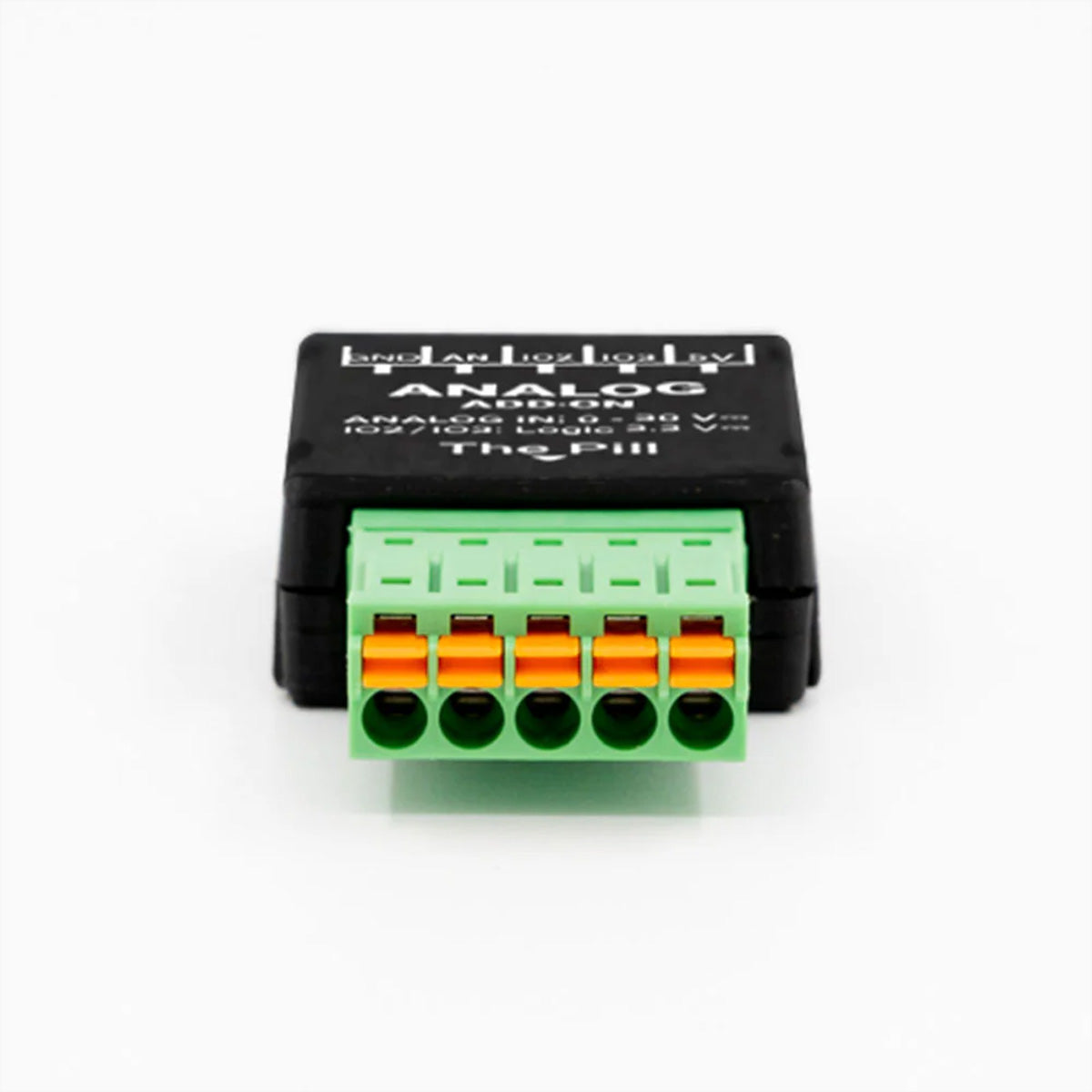 Shelly Analog 0–30 V Add-on – Zubehör – 1 Analoger Eingang, 3,3 V Logikpegel – für The Pill