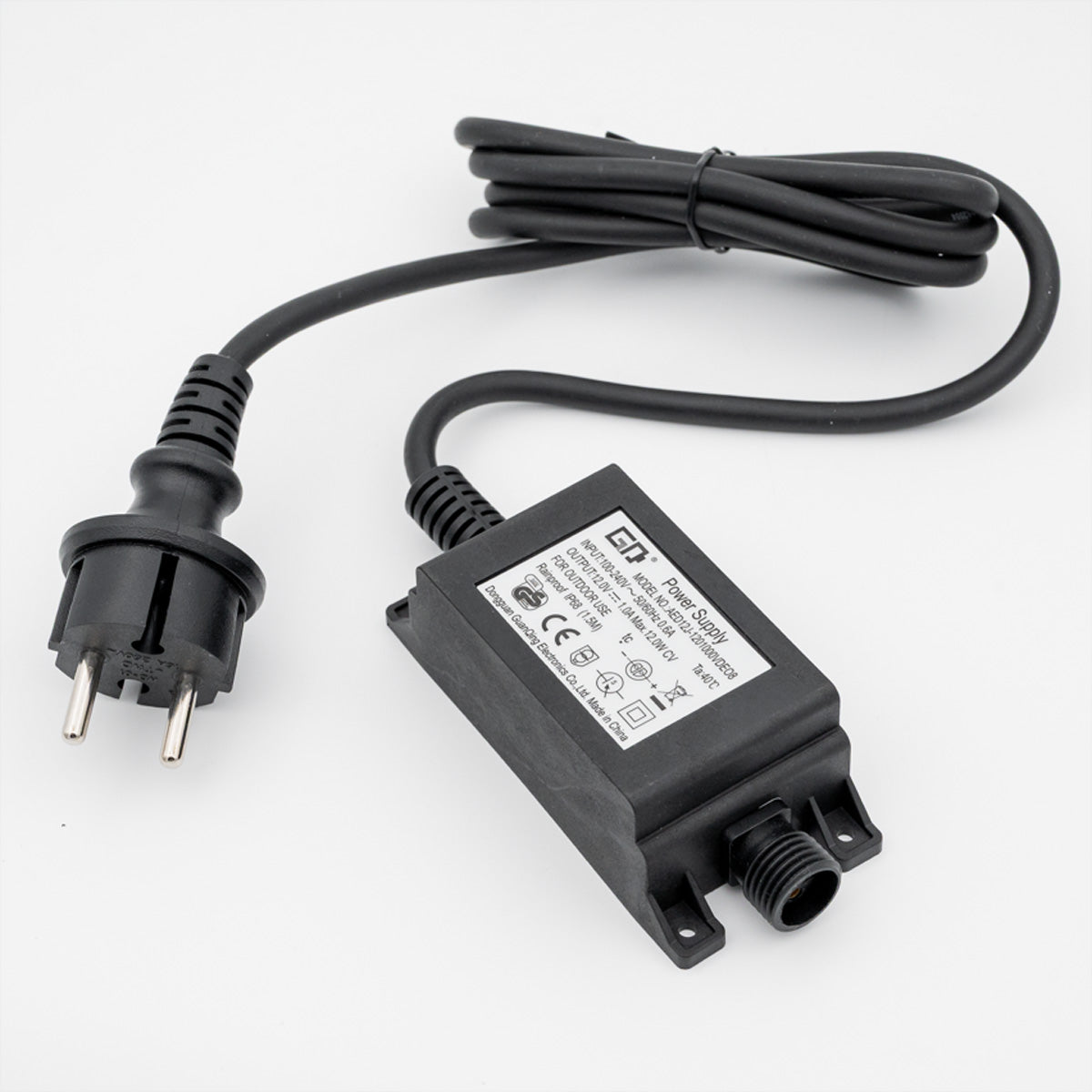 Shelly Netzteil DC 12 V/1 A (12 W) – Kabel 20 m – für Ecowitt WS90, Shelly WS90