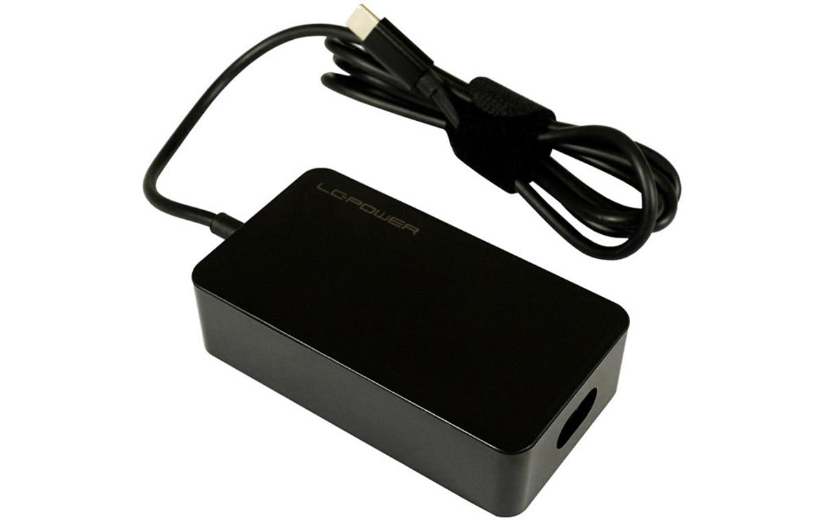 LC-Power LC-NB-PRO-45-C Netzteil 45 W – für Laptops – Schwarz
