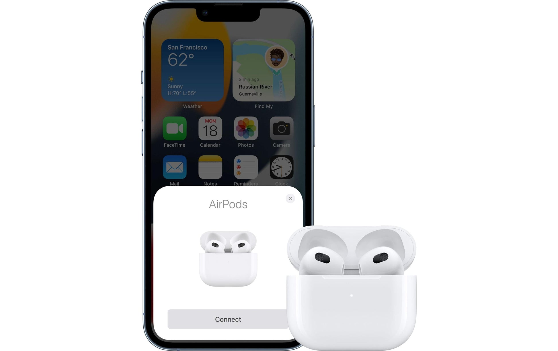Apple AirPods (3. Gen.) – True Wireless In-Ear Kopfhörer – Bluetooth, MagSafe, IPX4 – Weiss – bis 30 h