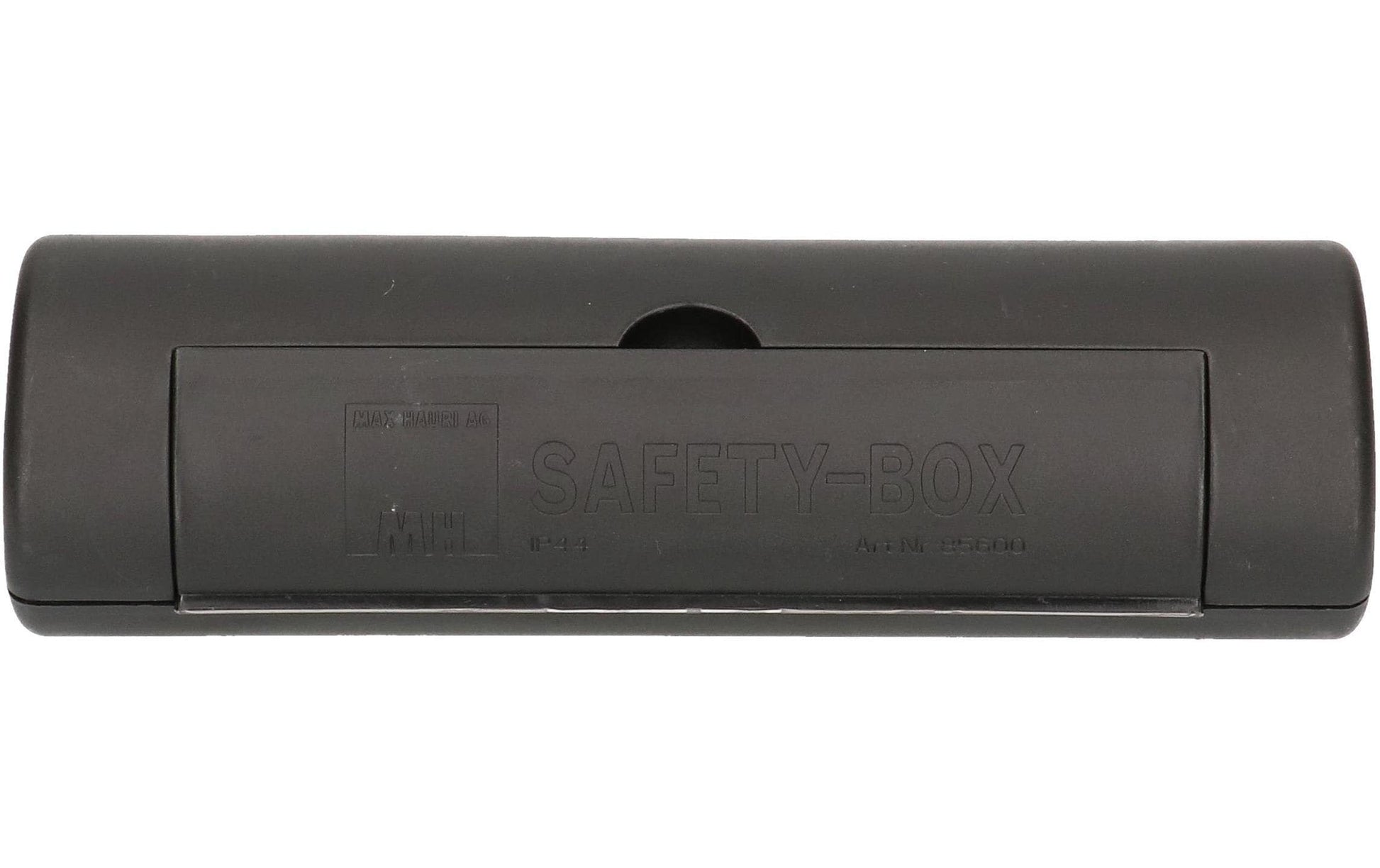 Max Hauri AG Max Hauri Aussen-Kabelbox, 200×64×52 mm, IP44 – schwarz