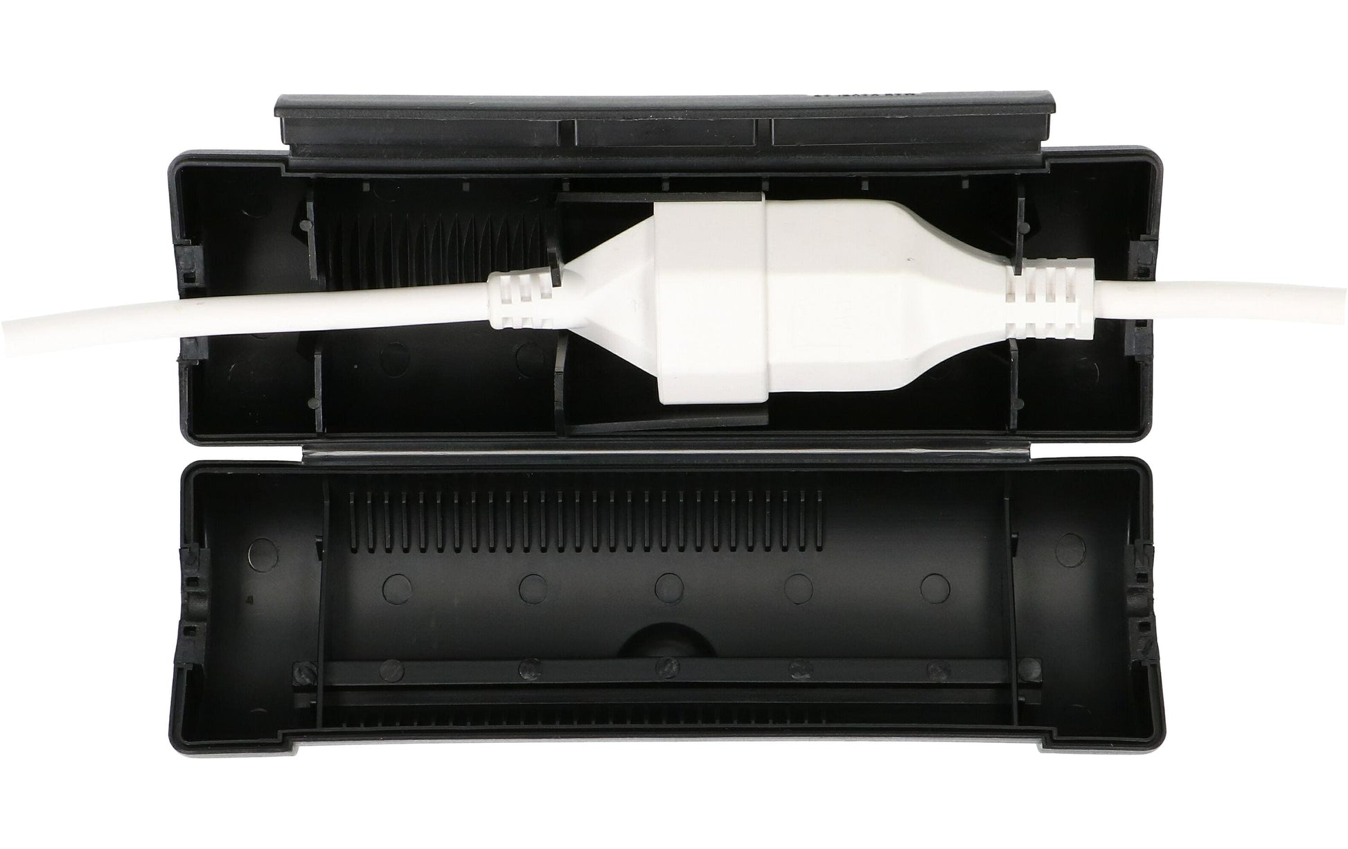 Max Hauri AG Max Hauri Aussen-Kabelbox, 200×64×52 mm, IP44 – schwarz