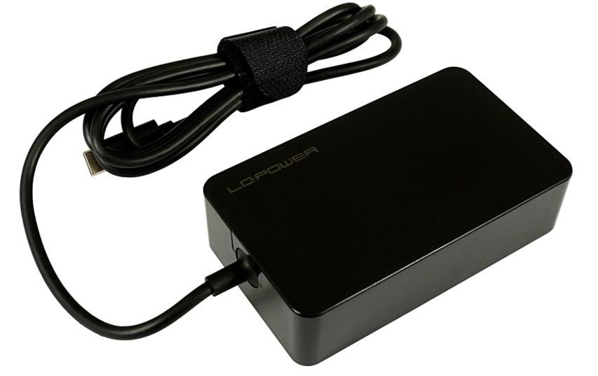 LC-Power LC-NB-PRO-65-C USB-Ladegerät 65 W – USB-C×1 – für USB-C-Geräte – schwarz